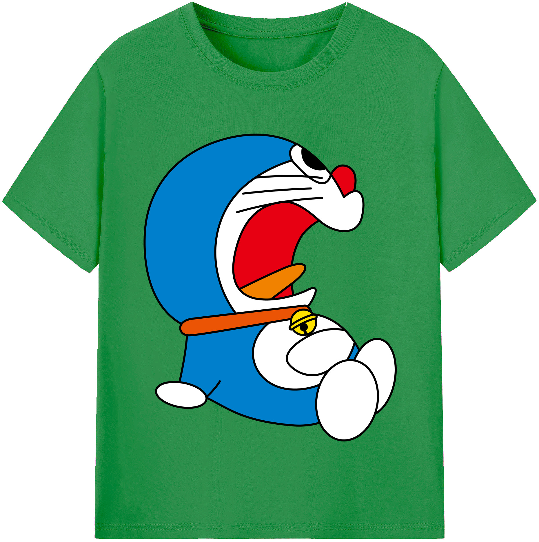 （画像用） ドラえもん Doraemon レディースカジュアルプリントTシャツ（綿100％）