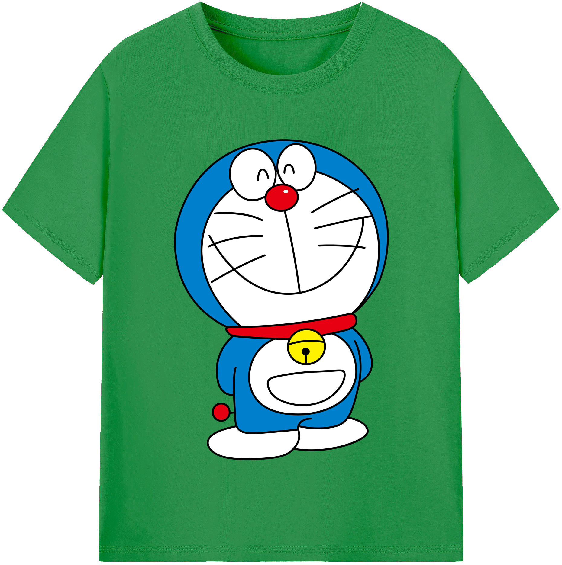 （画像用） ドラえもん Doraemon レディースカジュアルプリントTシャツ（綿100％）