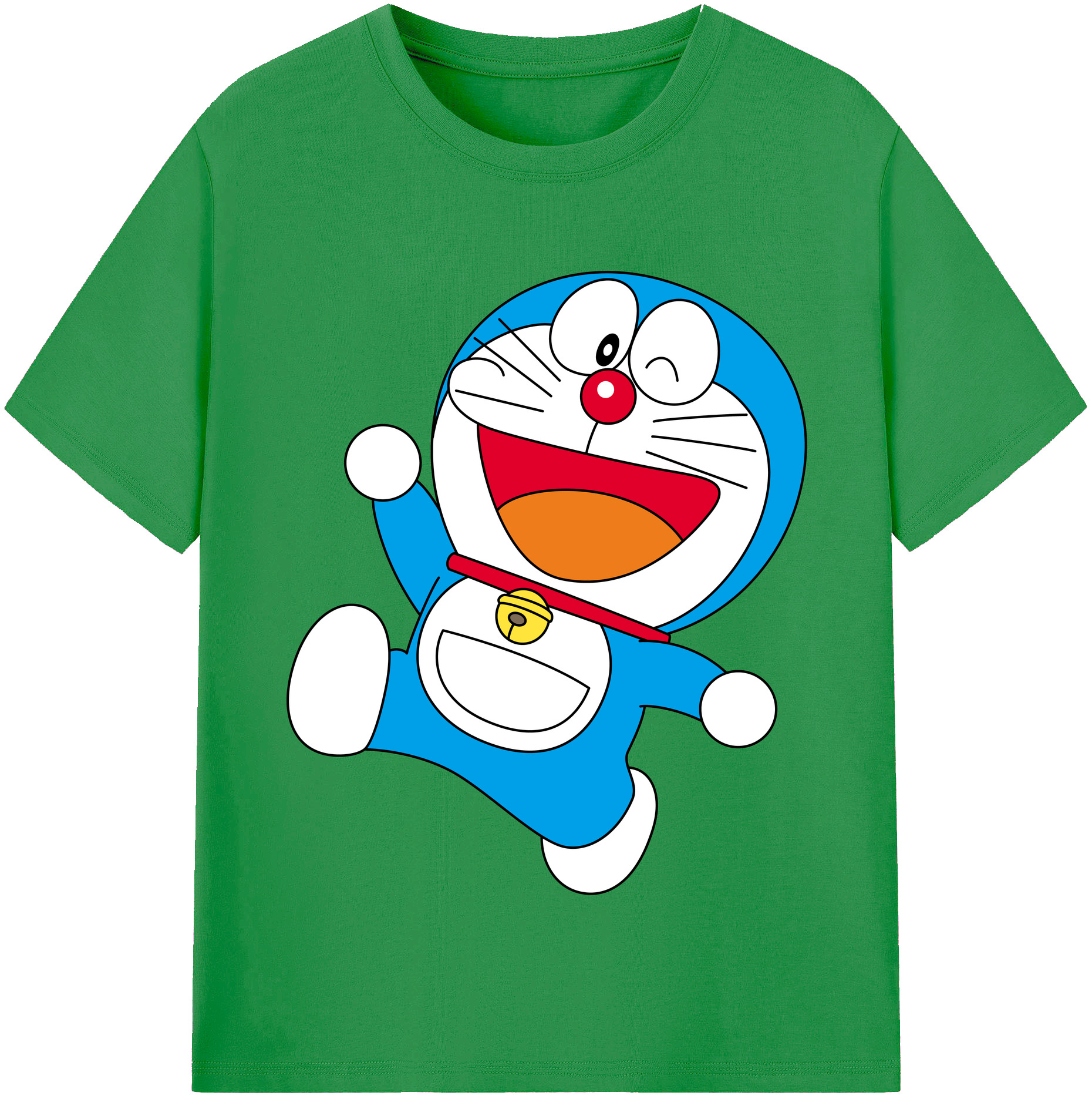 （画像用） ドラえもん Doraemon レディースカジュアルプリントTシャツ（綿100％）