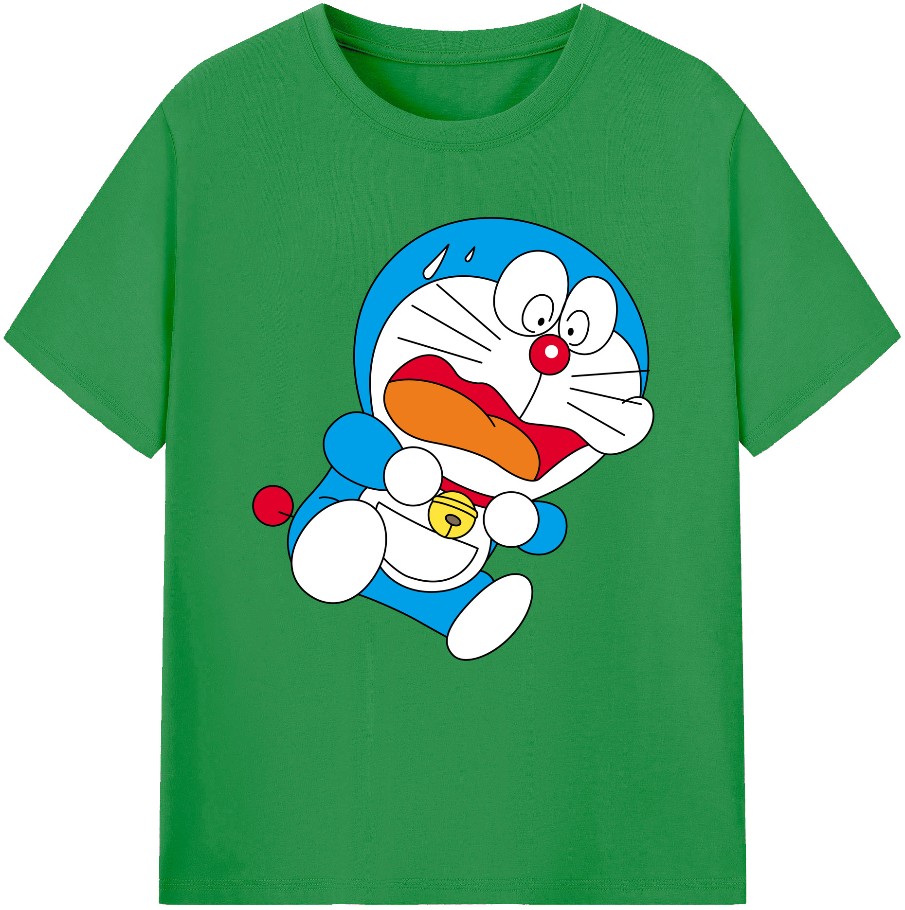 （画像用） ドラえもん Doraemon レディースカジュアルプリントTシャツ（綿100％）