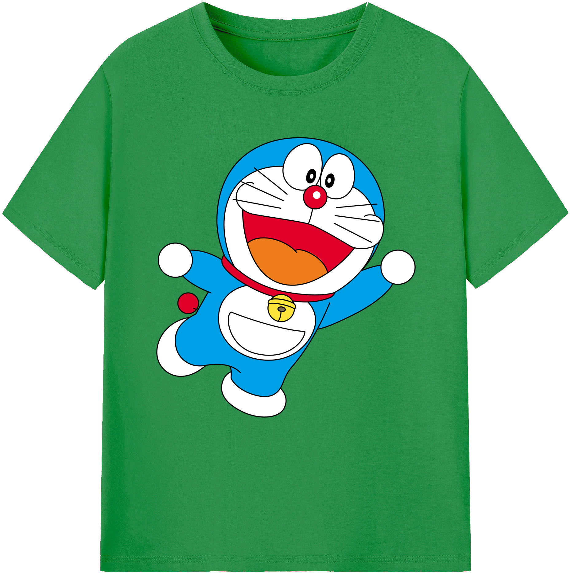 （画像用） ドラえもん Doraemon レディースカジュアルプリントTシャツ（綿100％）