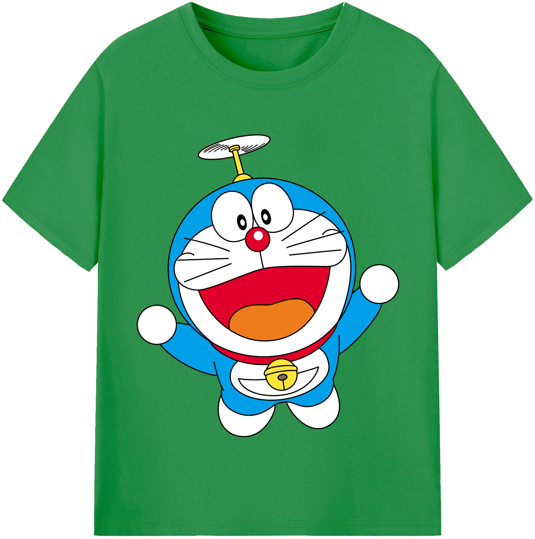 （画像用） ドラえもん Doraemon レディースカジュアルプリントTシャツ（綿100％）