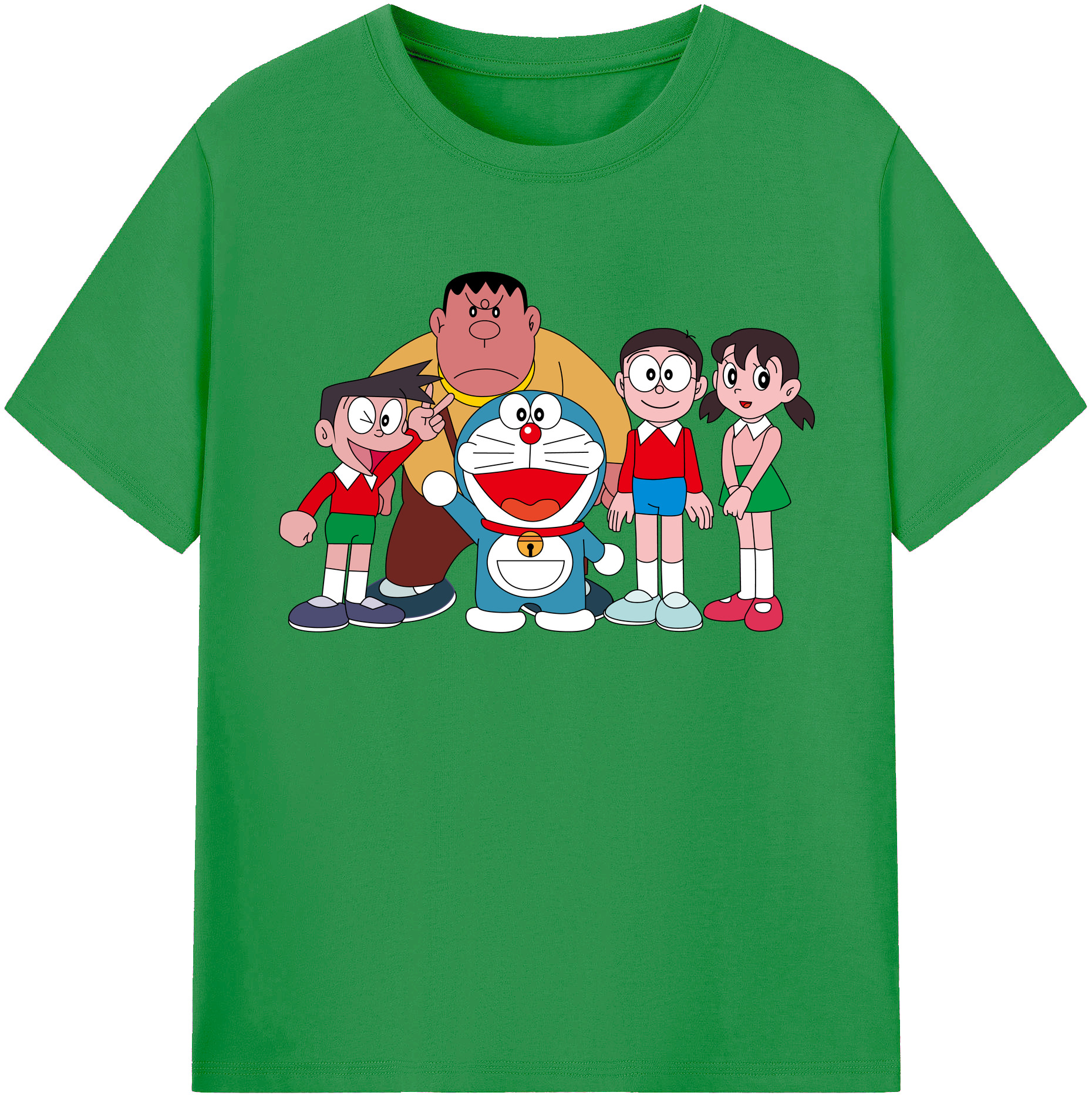 （画像用） ドラえもん 骨川 スネ夫 Doraemon Honekawa Suneo レディースカジュアルプリントTシャツ（綿100％）