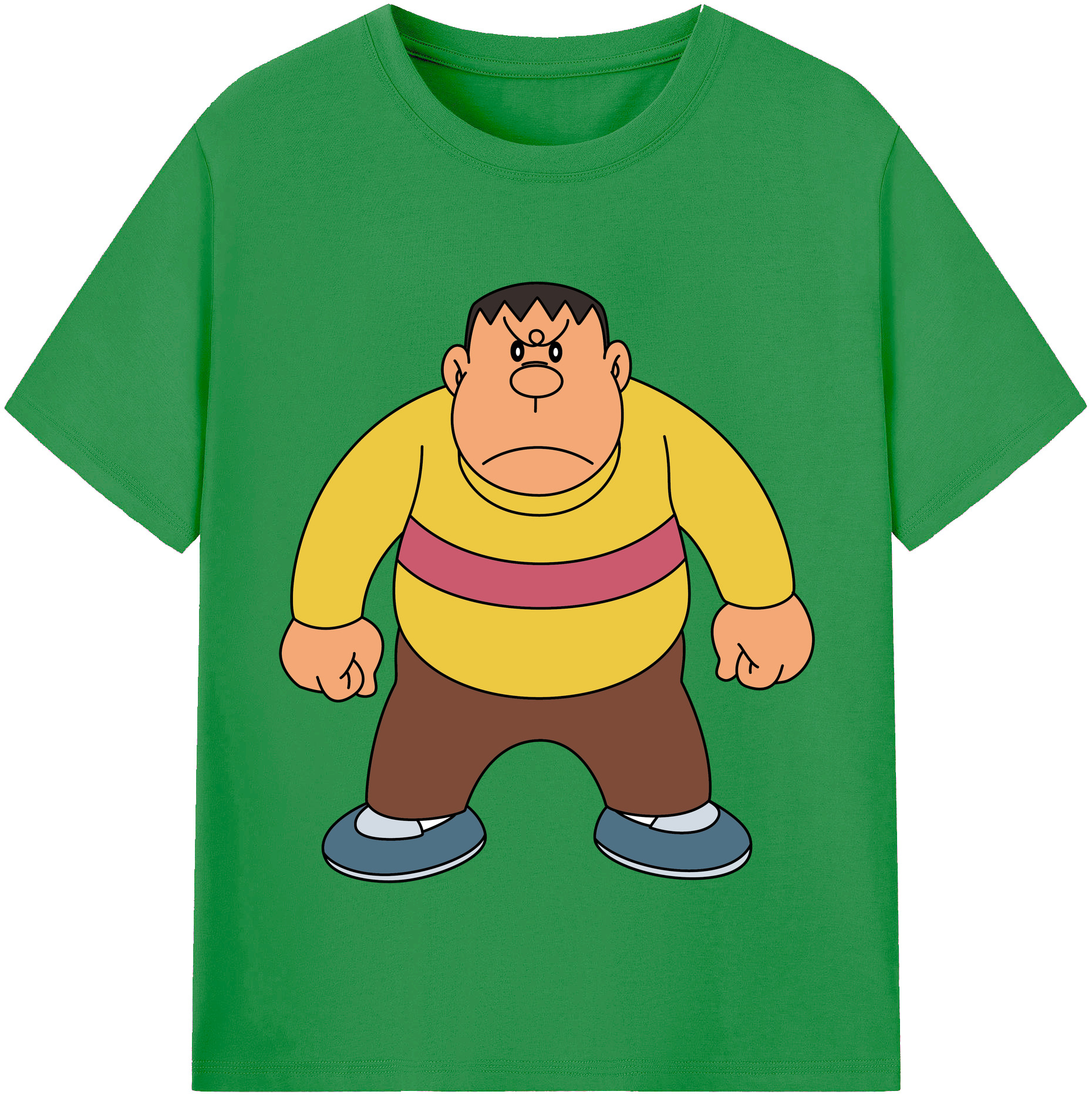 （画像用） ドラえもん 剛田武 Doraemon Gouta Takeshi レディースカジュアルプリントTシャツ（綿100％）