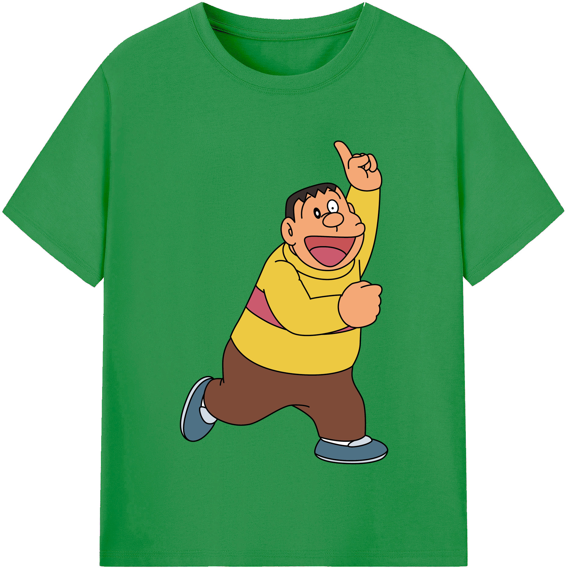 （画像用） ドラえもん 剛田武 Doraemon Gouta Takeshi レディースカジュアルプリントTシャツ（綿100％）