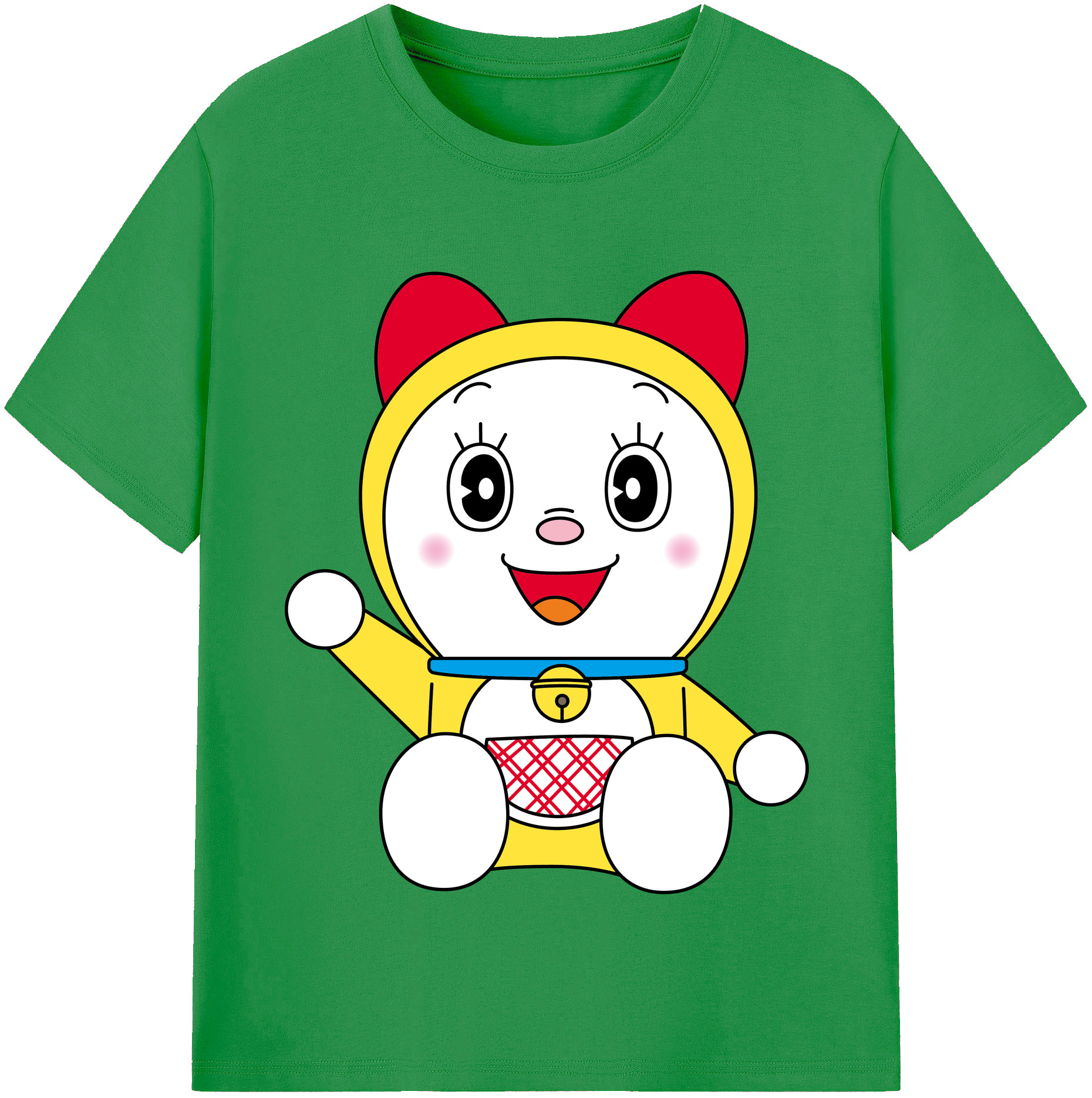 （画像用） ドラえもん ドラミ Doraemon Dorami レディースカジュアルプリントTシャツ（綿100％）