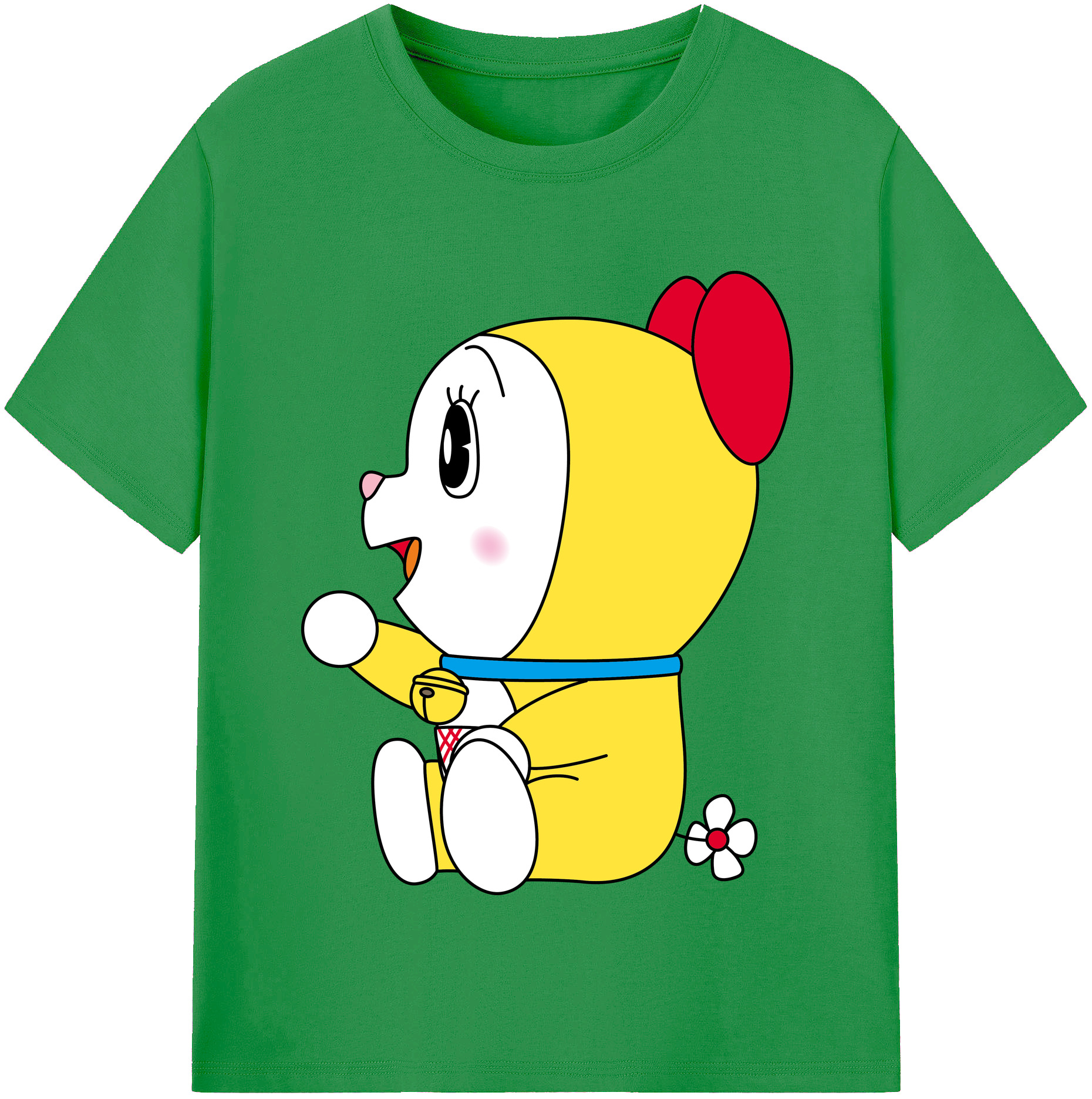 （画像用） ドラえもん ドラミ Doraemon Dorami レディースカジュアルプリントTシャツ（綿100％）