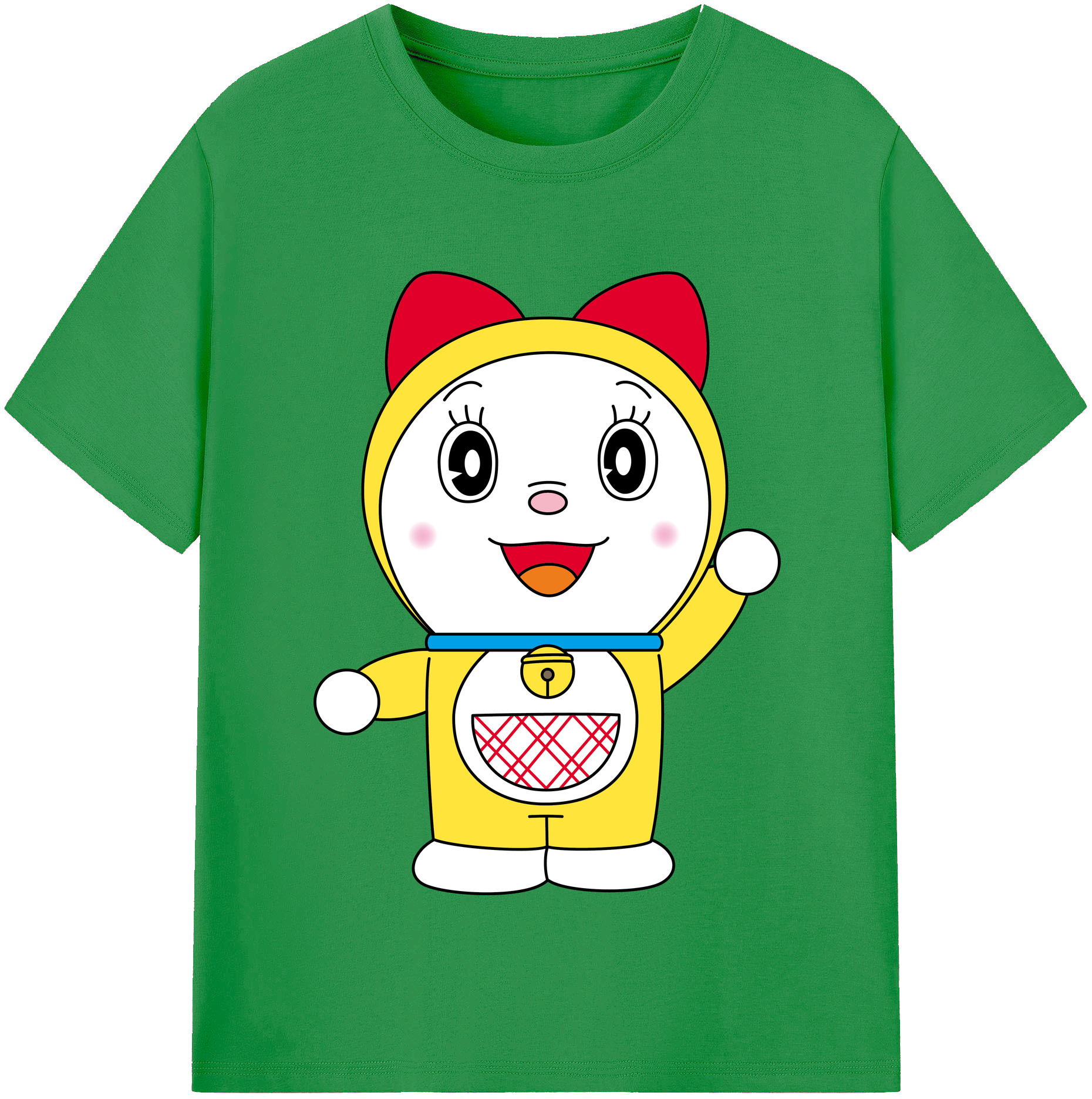 （画像用） ドラえもん ドラミ Doraemon Dorami レディースカジュアルプリントTシャツ（綿100％）