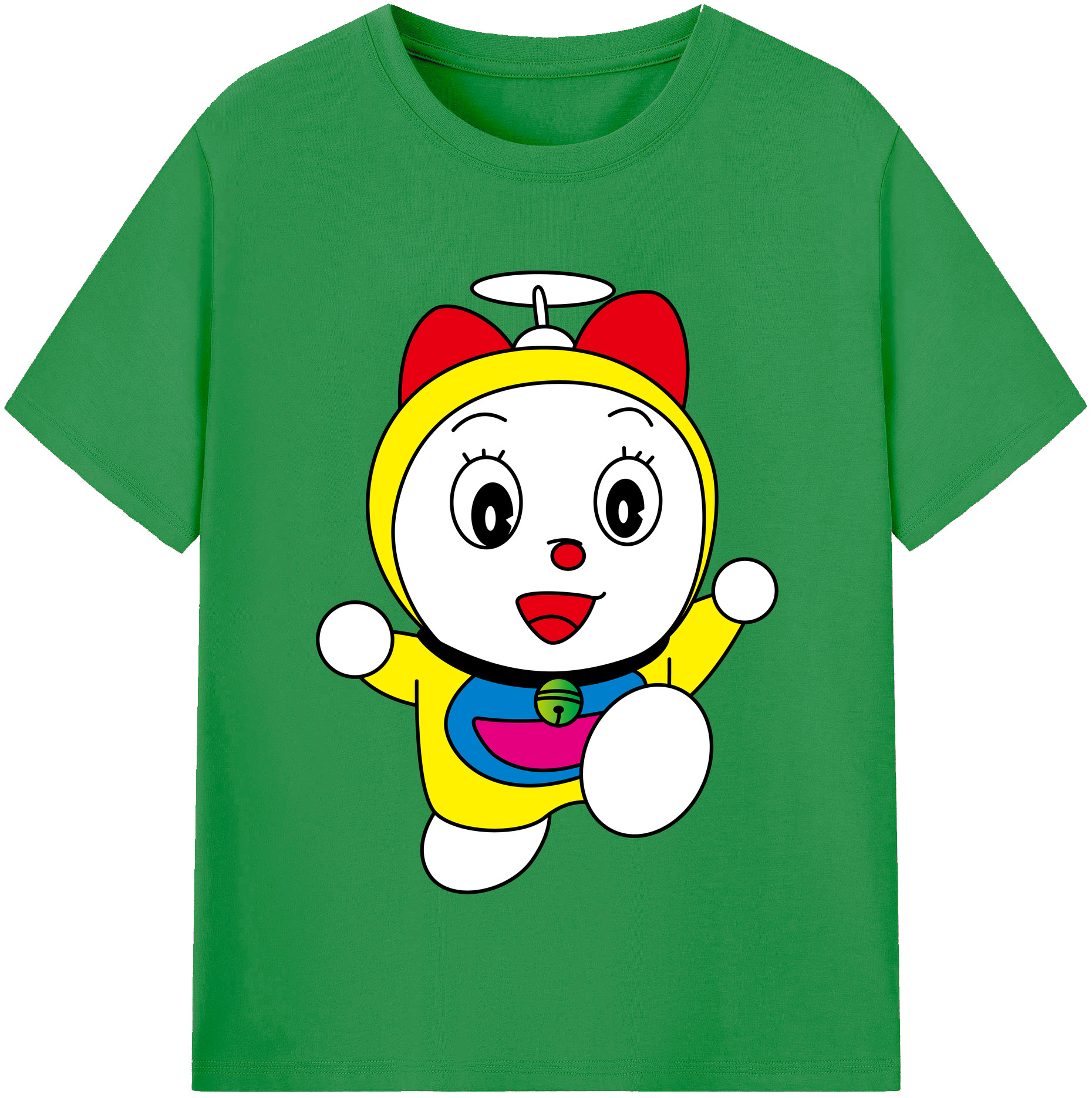（画像用） ドラえもん ドラミ Doraemon Dorami レディースカジュアルプリントTシャツ（綿100％）