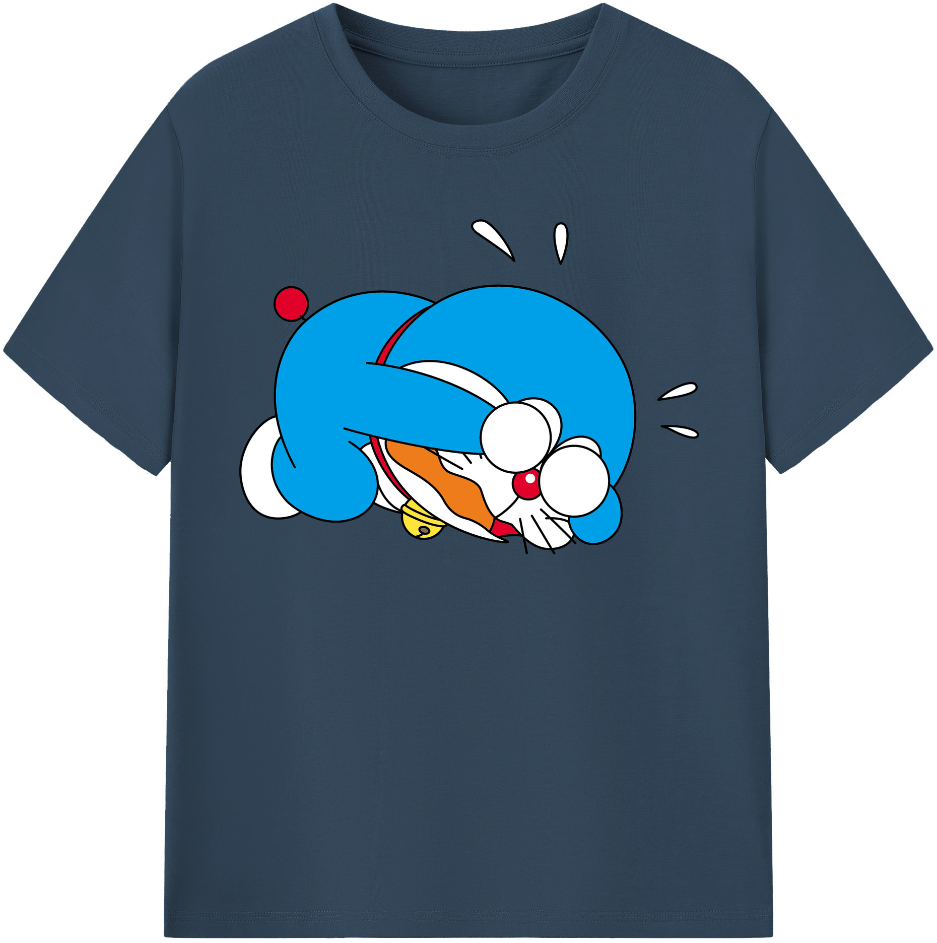 （画像用） ドラえもん Doraemon レディースカジュアルプリントTシャツ（綿100％）