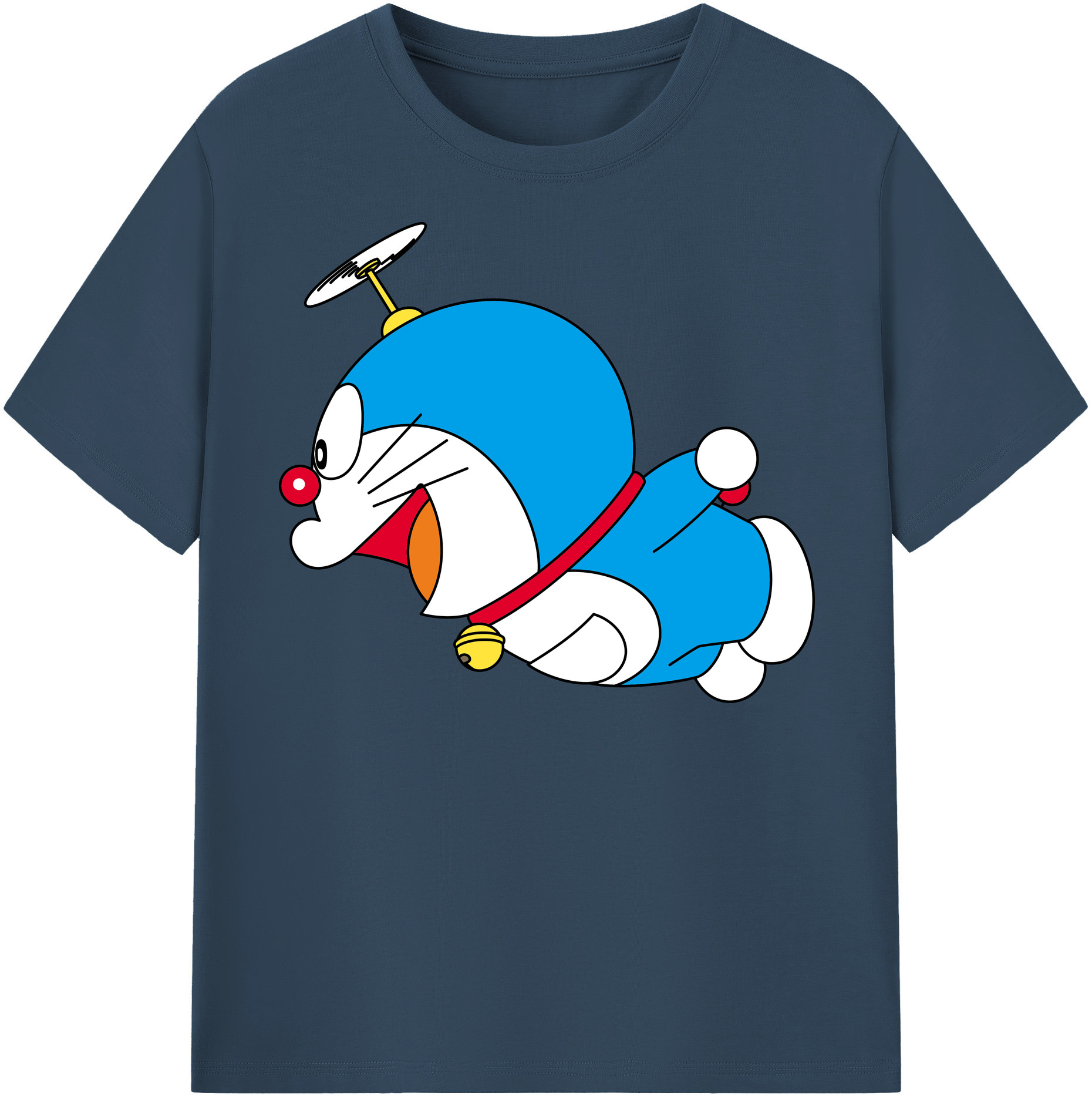 （画像用） ドラえもん Doraemon レディースカジュアルプリントTシャツ（綿100％）