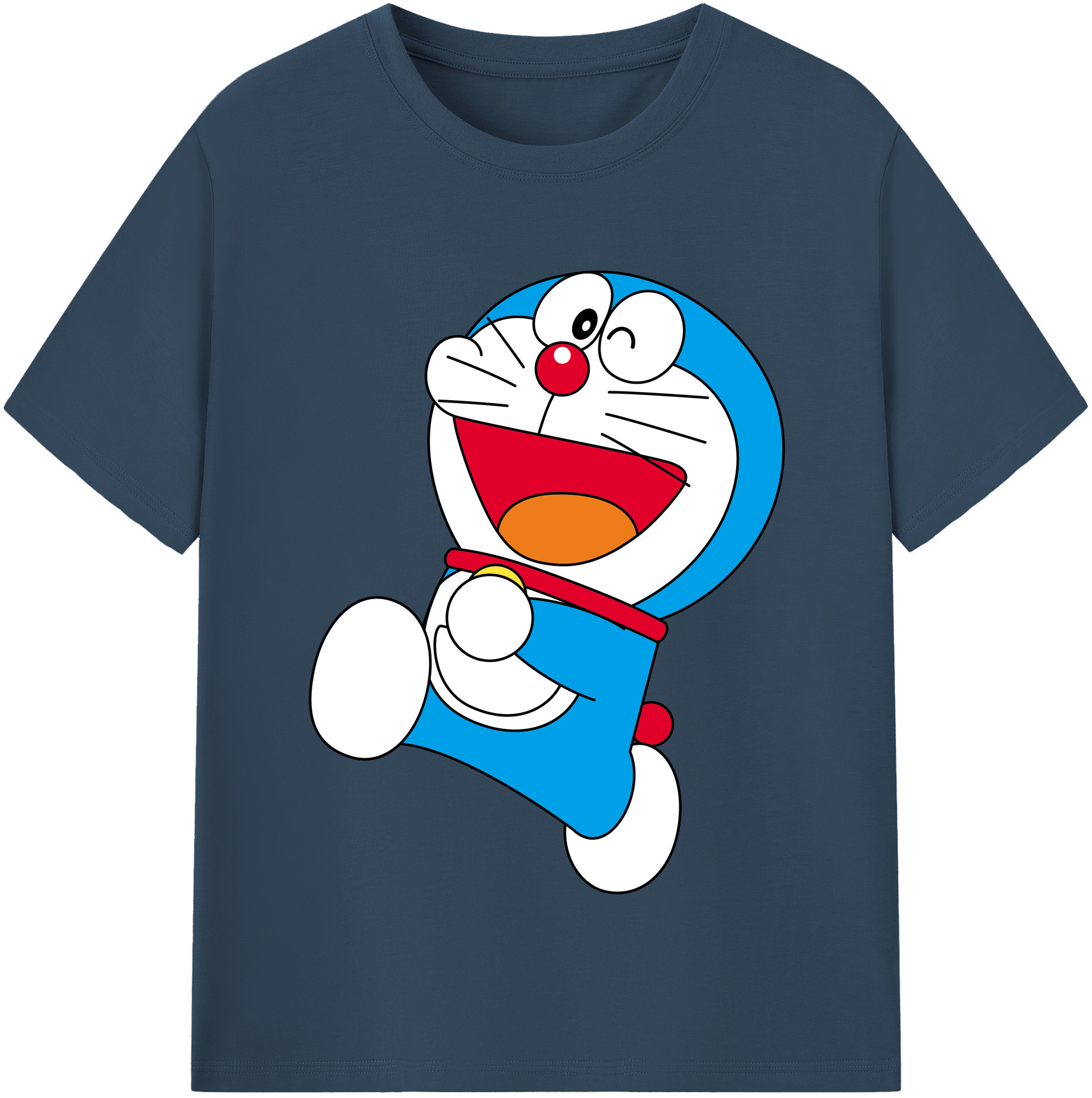 （画像用） ドラえもん Doraemon レディースカジュアルプリントTシャツ（綿100％）