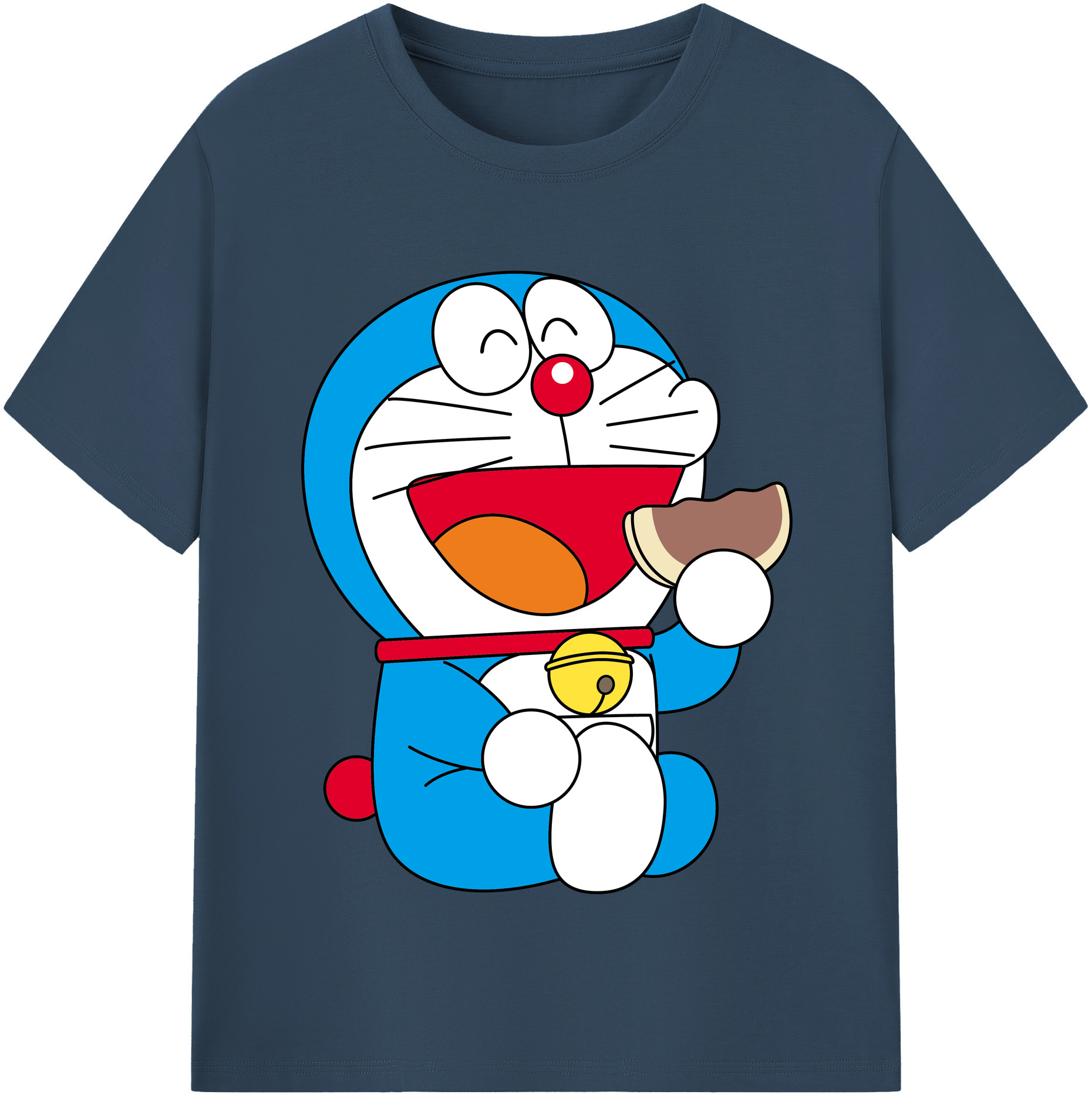（画像用） ドラえもん Doraemon レディースカジュアルプリントTシャツ（綿100％）