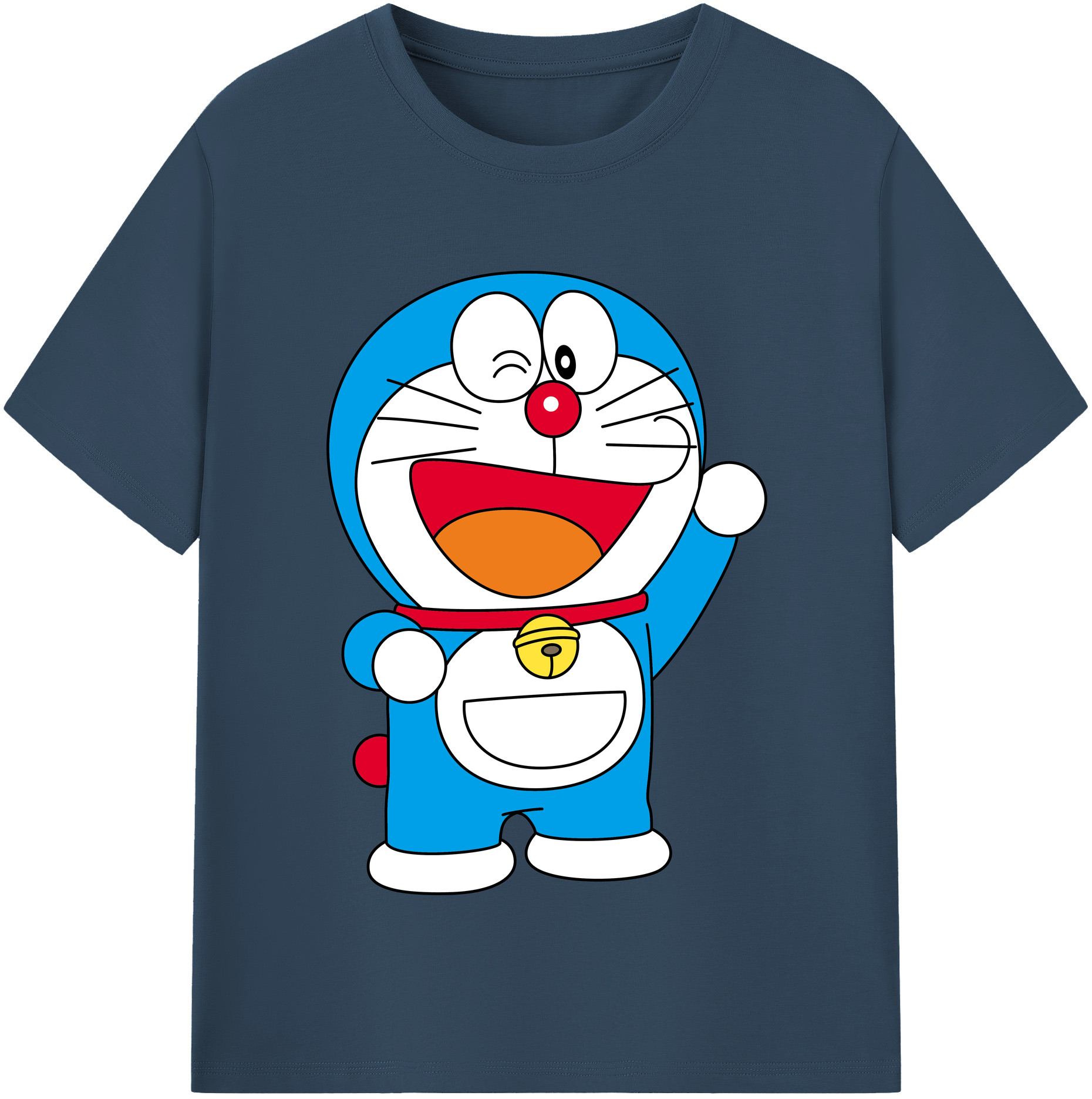 （画像用） ドラえもん Doraemon レディースカジュアルプリントTシャツ（綿100％）