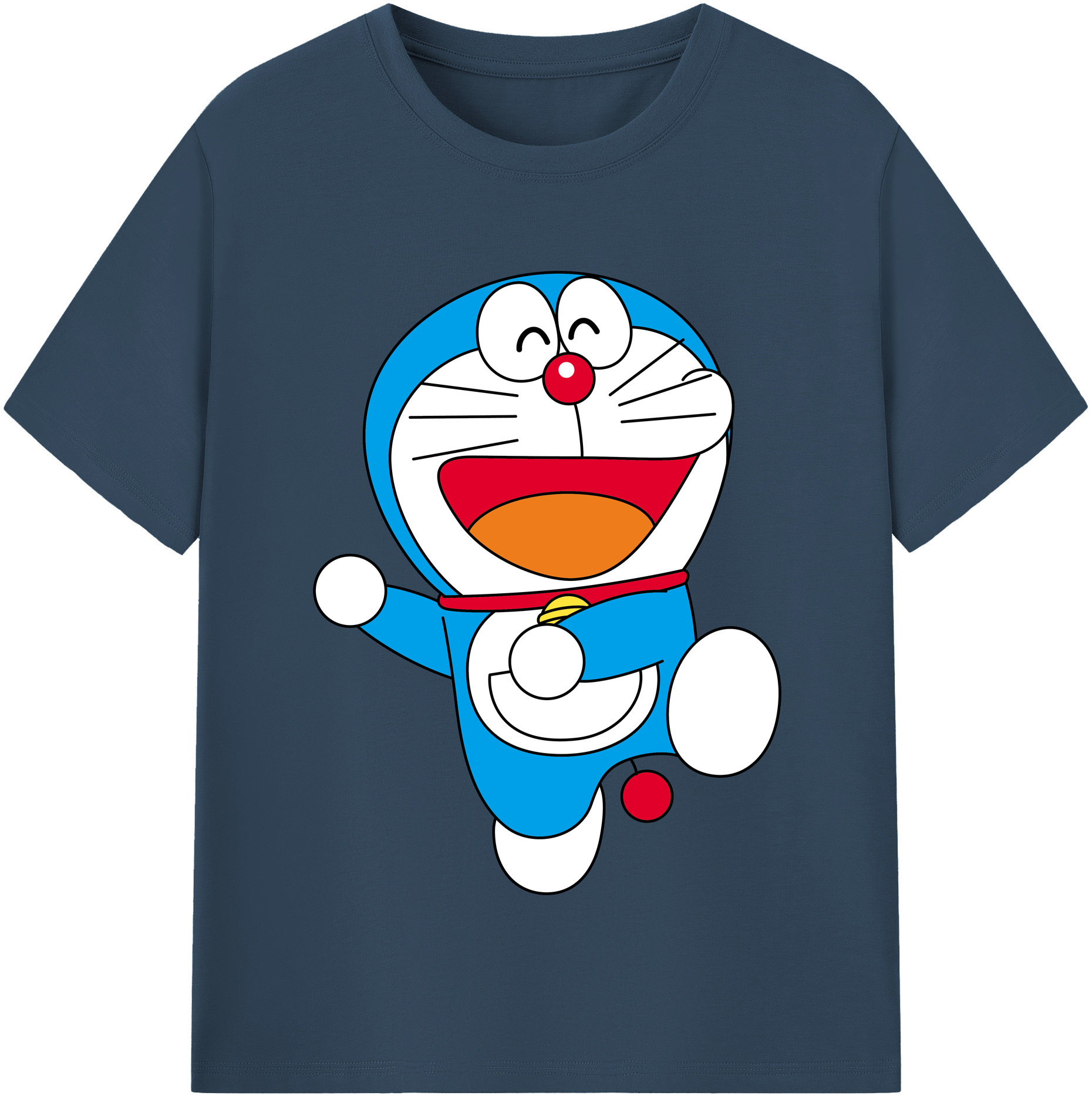 （画像用） ドラえもん Doraemon レディースカジュアルプリントTシャツ（綿100％）