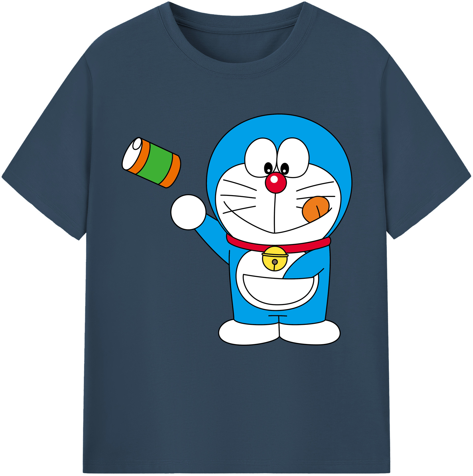 （画像用） ドラえもん Doraemon レディースカジュアルプリントTシャツ（綿100％）