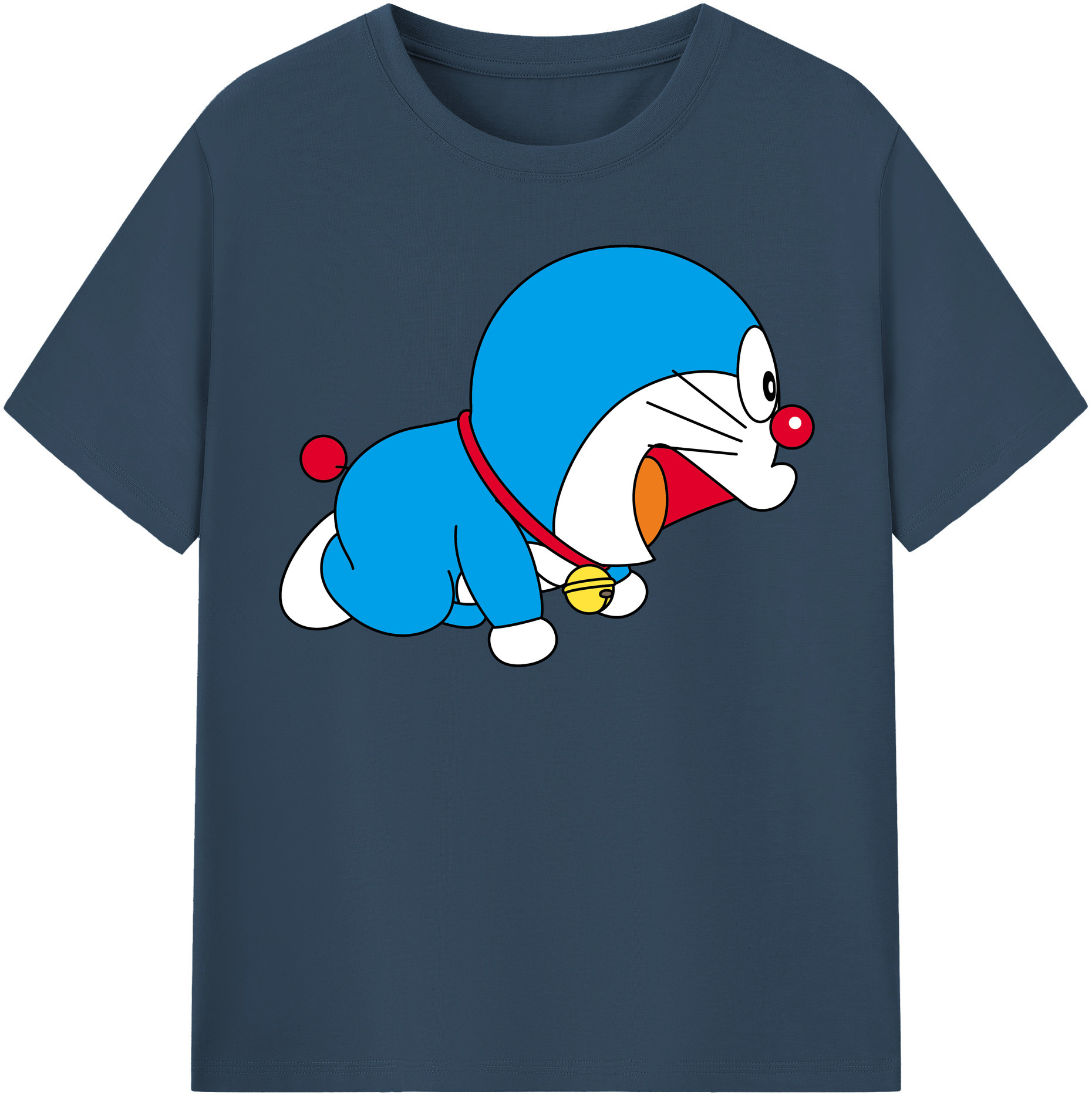 （画像用） ドラえもん Doraemon レディースカジュアルプリントTシャツ（綿100％）