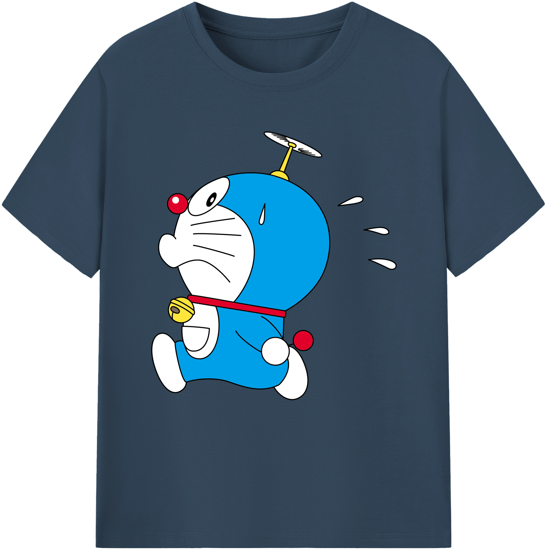 （画像用） ドラえもん Doraemon レディースカジュアルプリントTシャツ（綿100％）