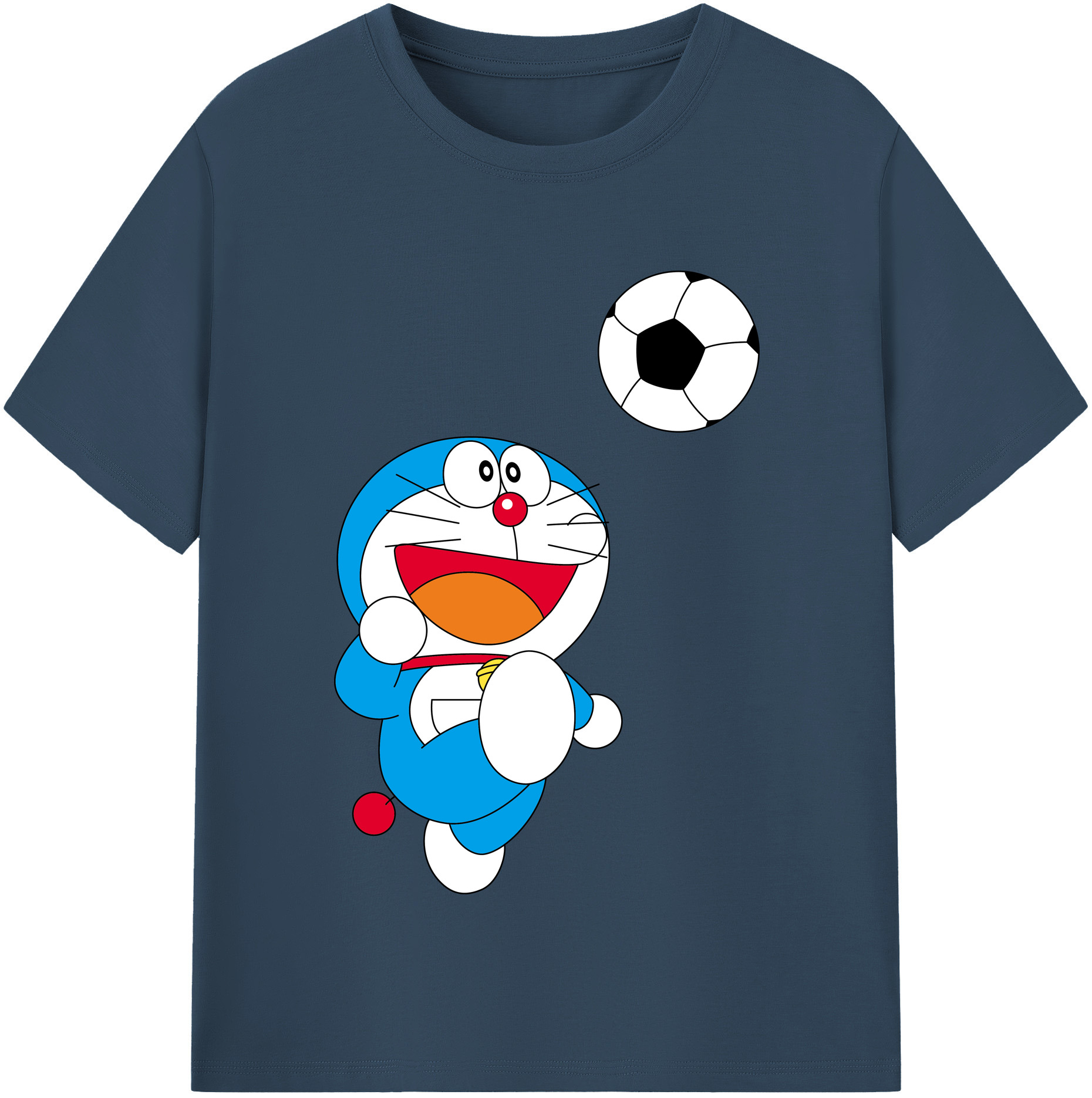 （画像用） ドラえもん Doraemon レディースカジュアルプリントTシャツ（綿100％）