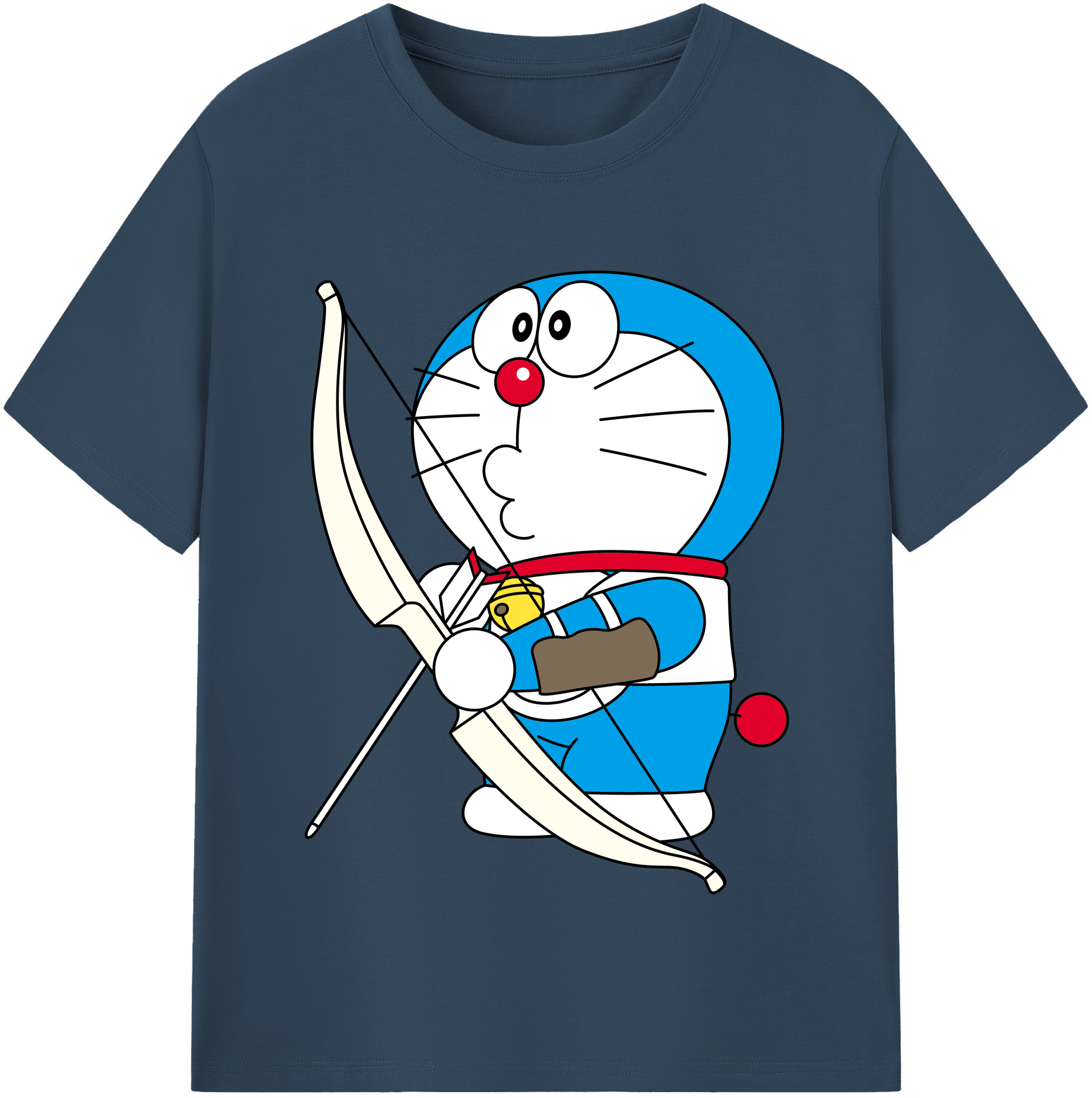 （画像用） ドラえもん Doraemon レディースカジュアルプリントTシャツ（綿100％）