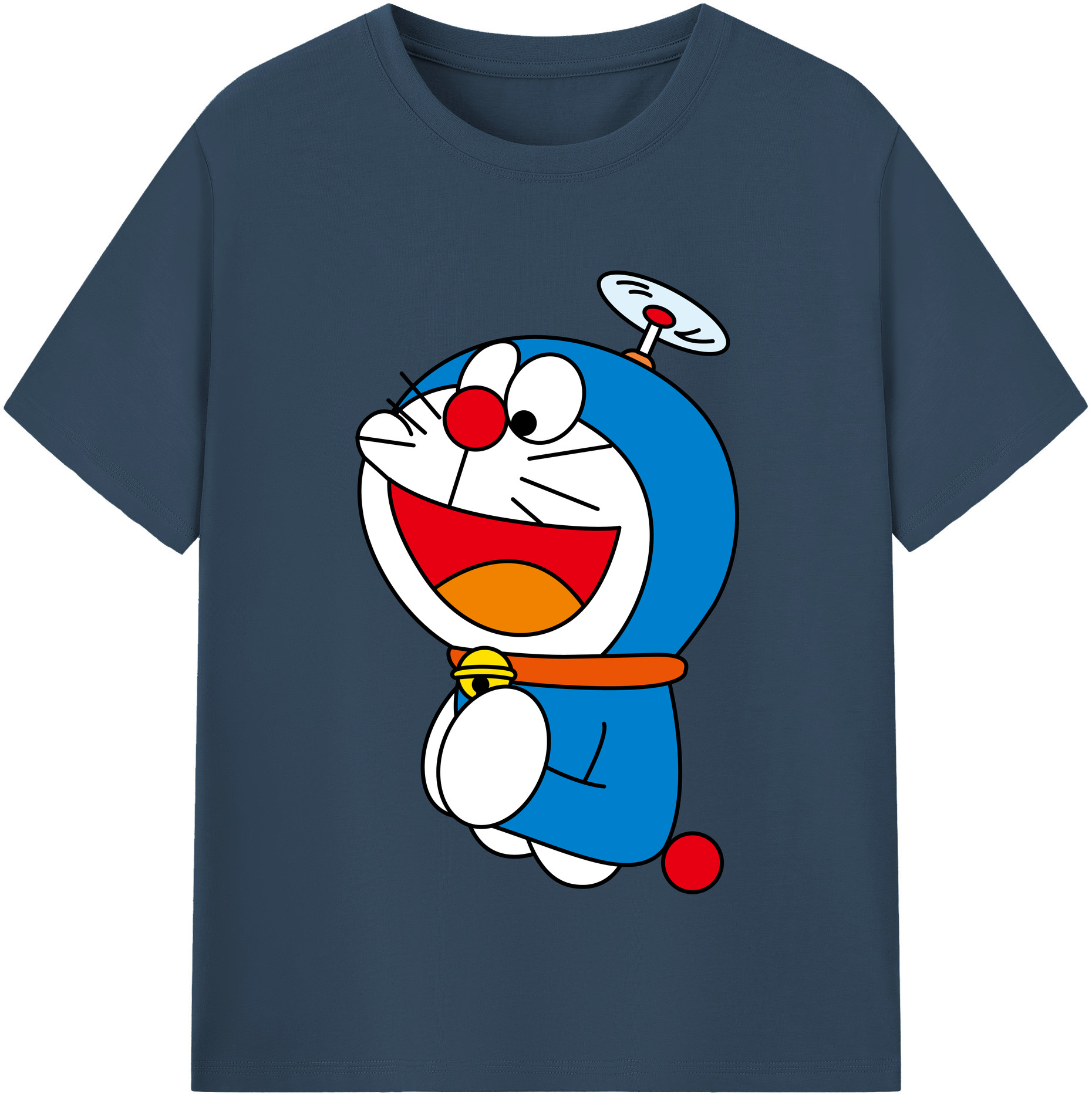 （画像用） ドラえもん Doraemon レディースカジュアルプリントTシャツ（綿100％）