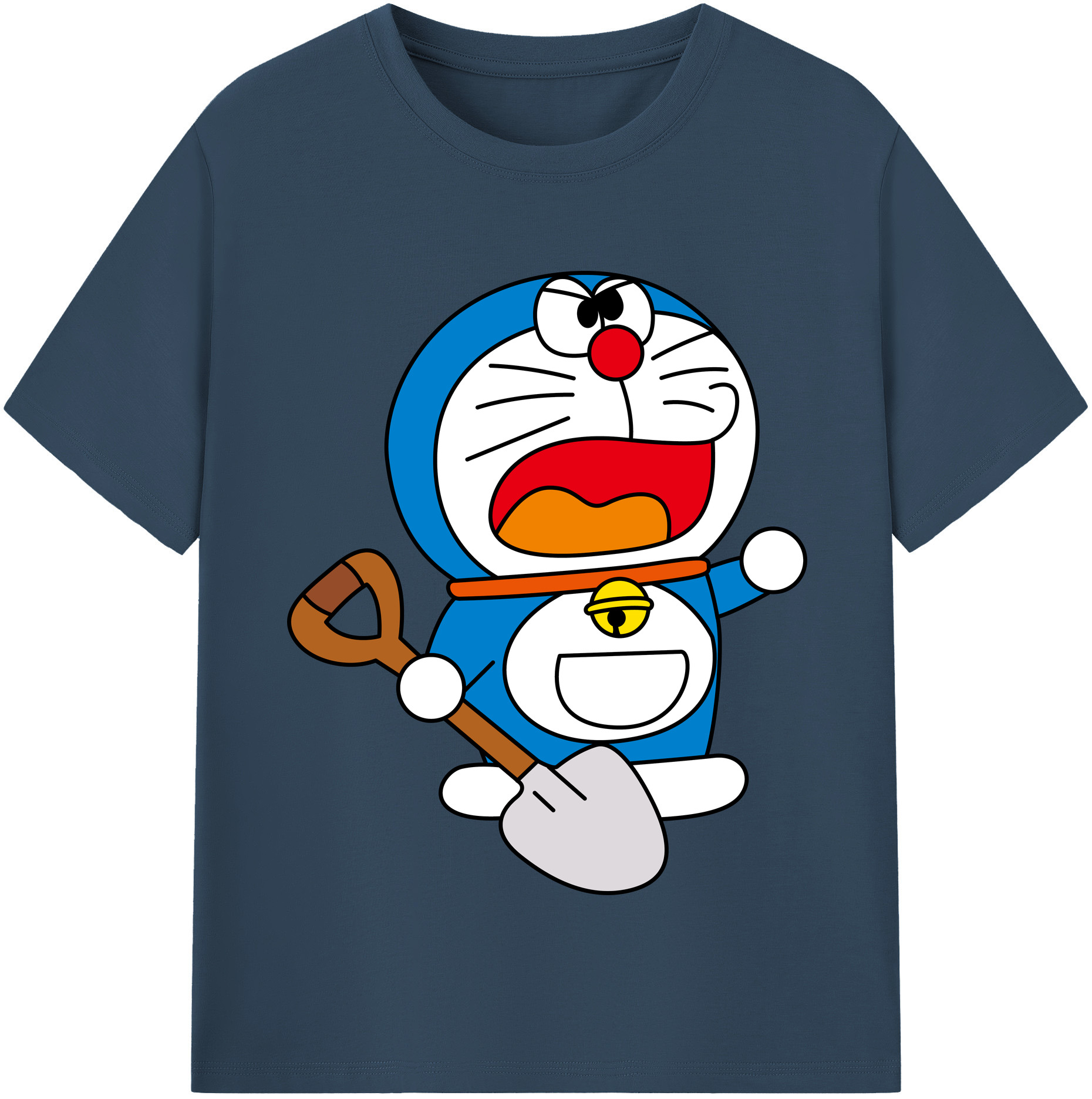 （画像用） ドラえもん Doraemon レディースカジュアルプリントTシャツ（綿100％）