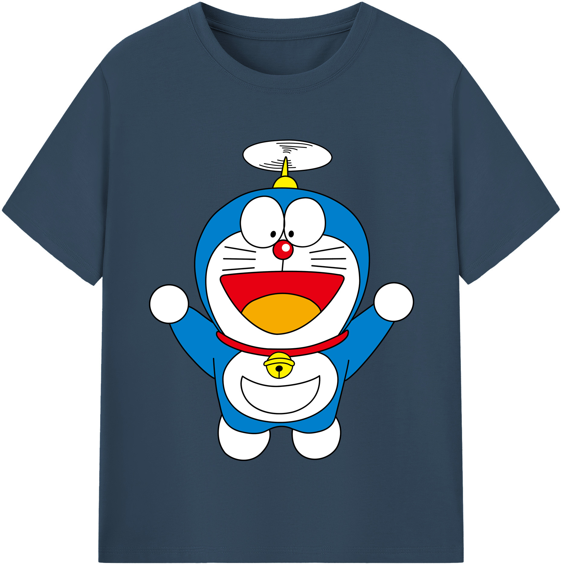 （画像用） ドラえもん Doraemon レディースカジュアルプリントTシャツ（綿100％）