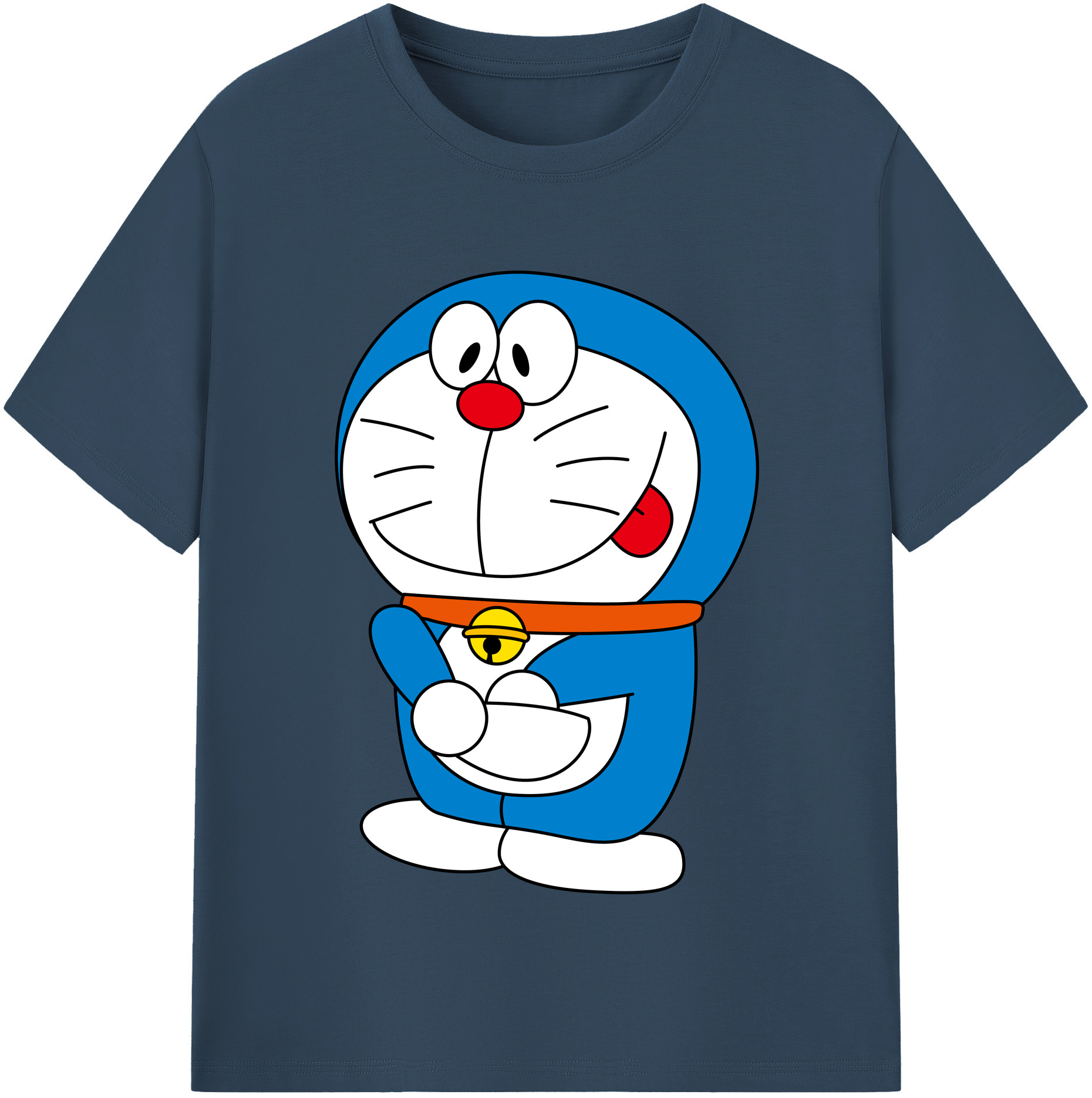 （画像用） ドラえもん Doraemon レディースカジュアルプリントTシャツ（綿100％）