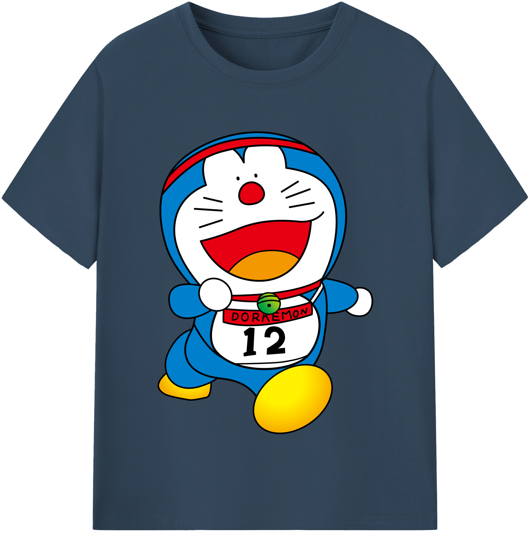（画像用） ドラえもん Doraemon レディースカジュアルプリントTシャツ（綿100％）