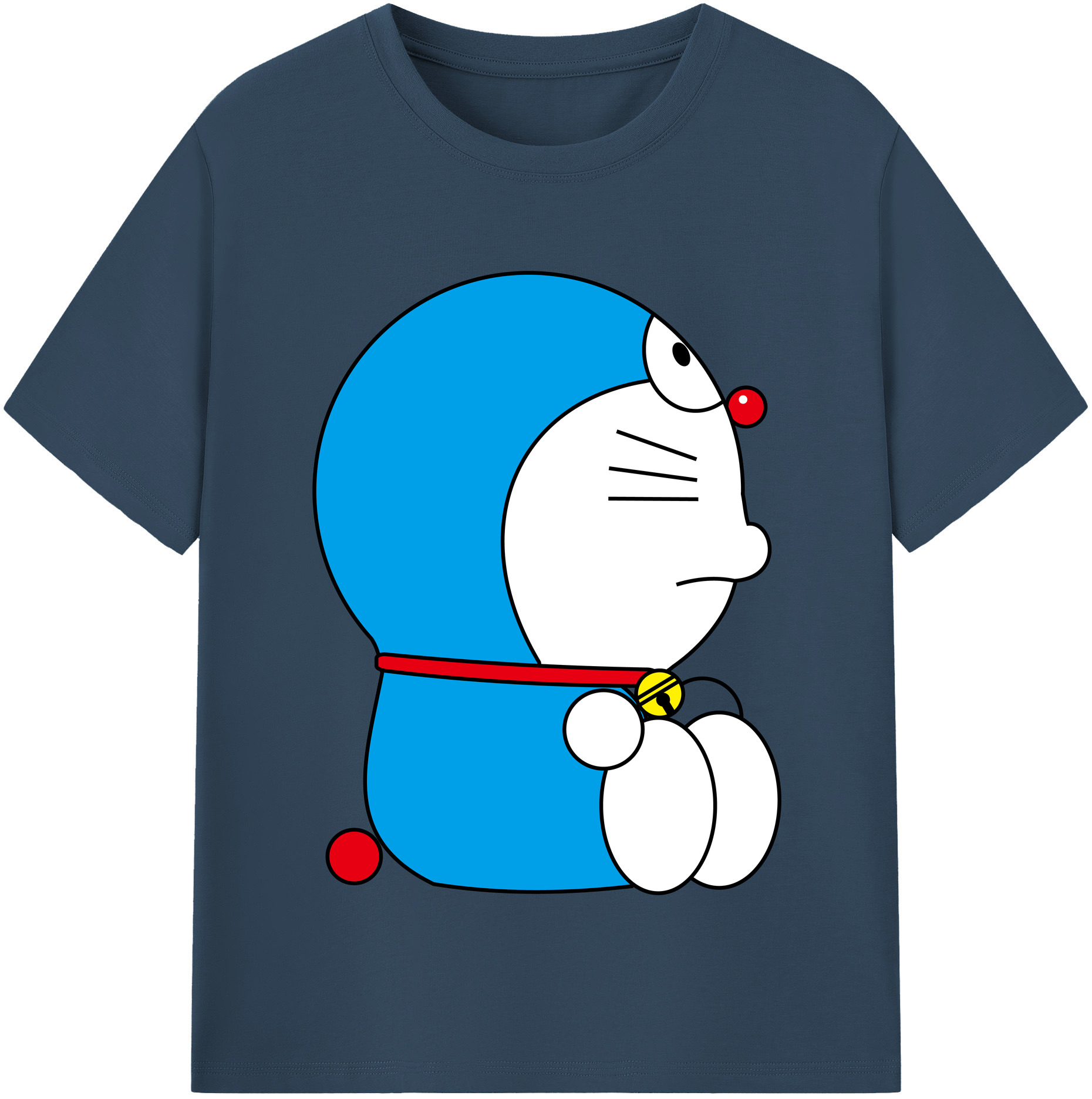 （画像用） ドラえもん Doraemon レディースカジュアルプリントTシャツ（綿100％）