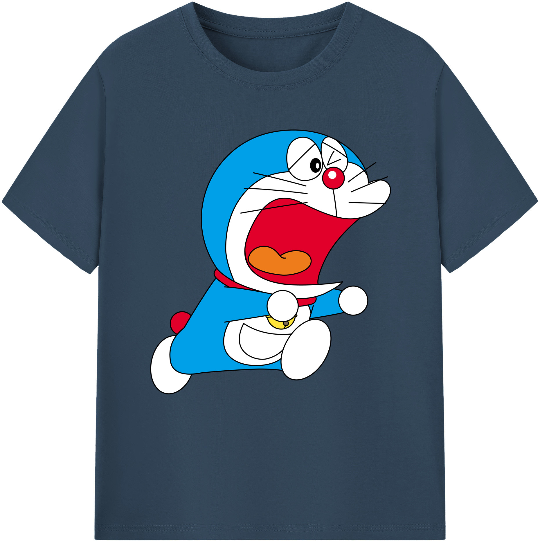 （画像用） ドラえもん Doraemon レディースカジュアルプリントTシャツ（綿100％）