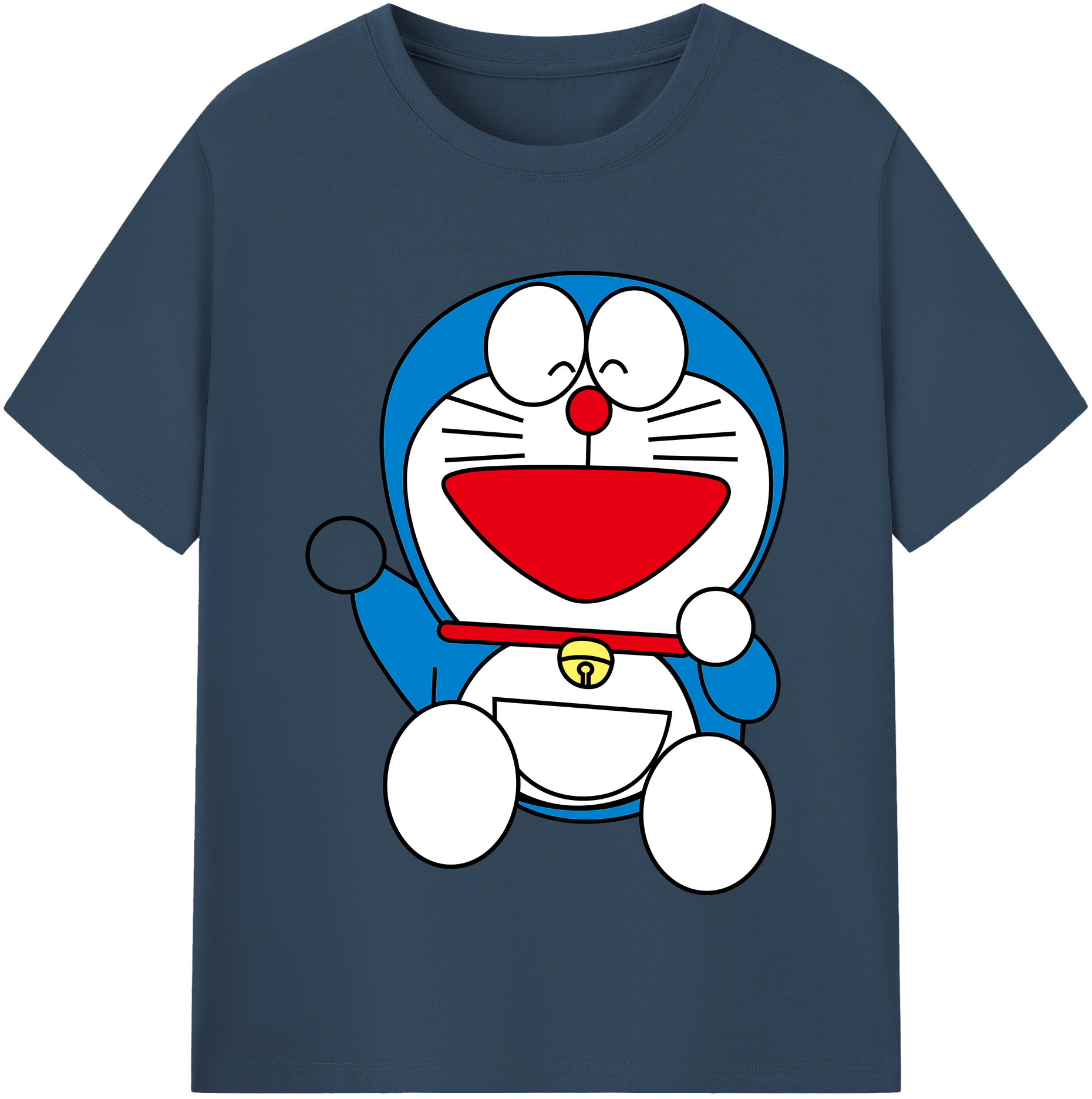 （画像用） ドラえもん Doraemon レディースカジュアルプリントTシャツ（綿100％）