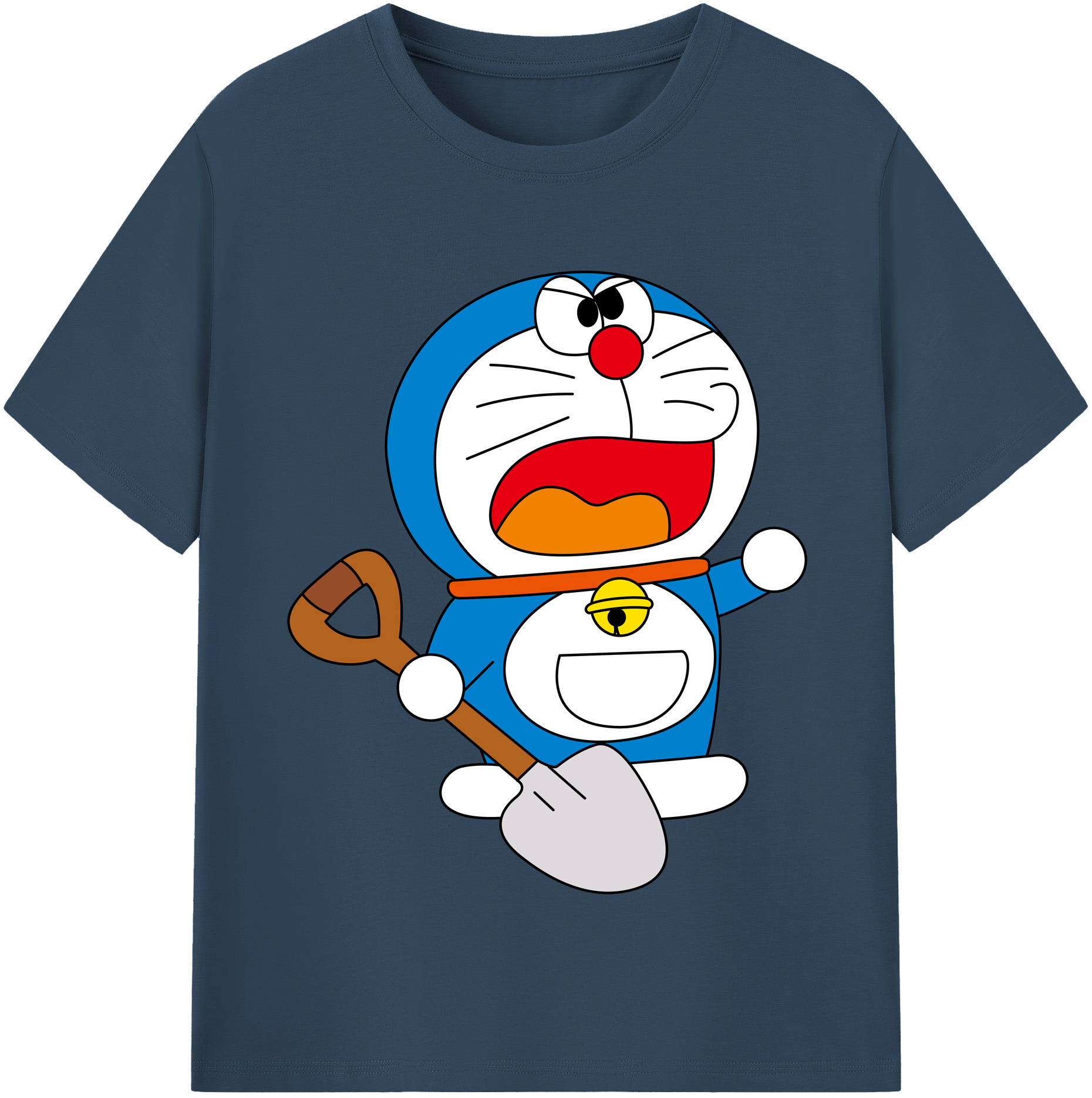 （画像用） ドラえもん Doraemon レディースカジュアルプリントTシャツ（綿100％）