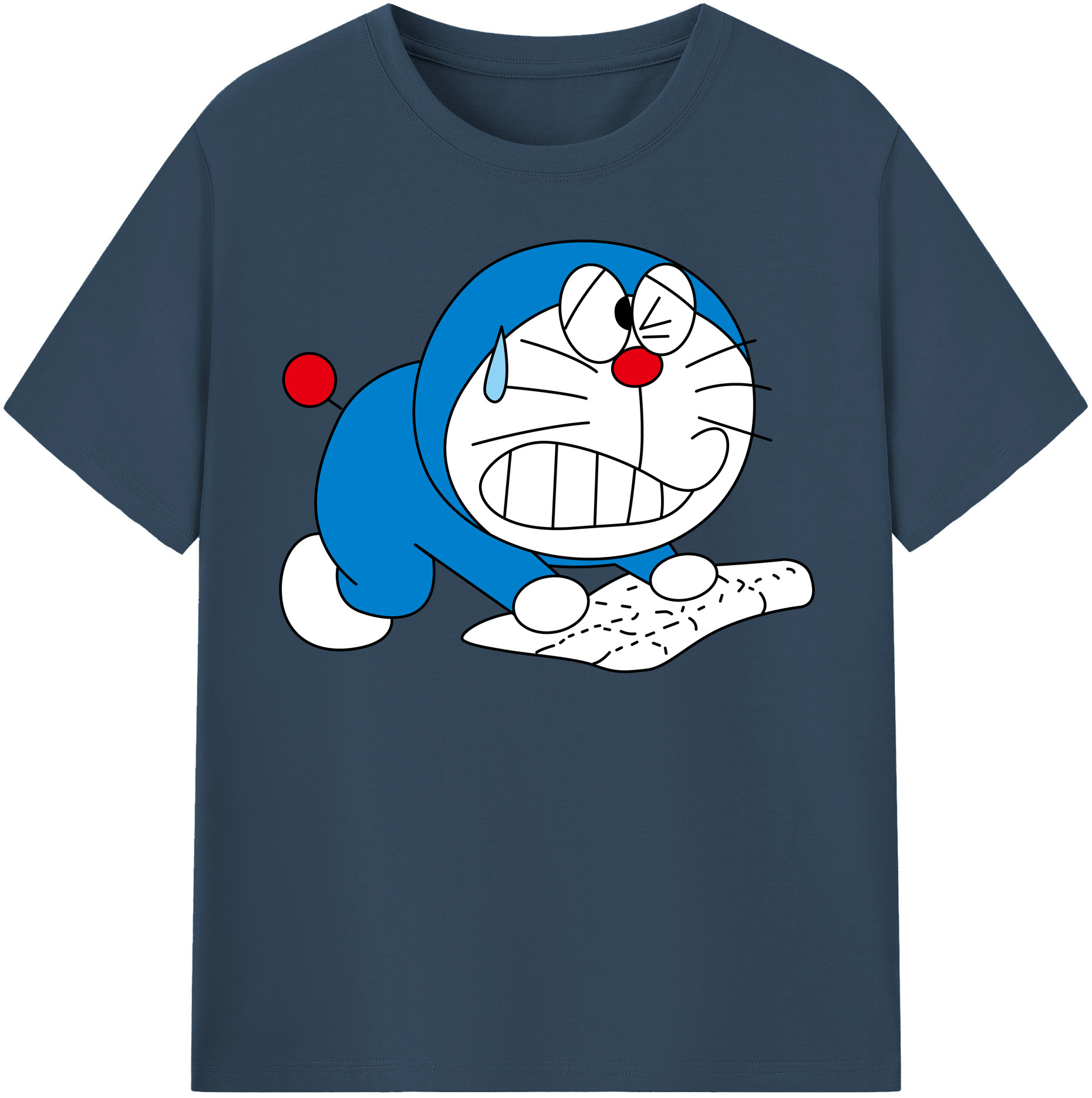 （画像用） ドラえもん Doraemon レディースカジュアルプリントTシャツ（綿100％）