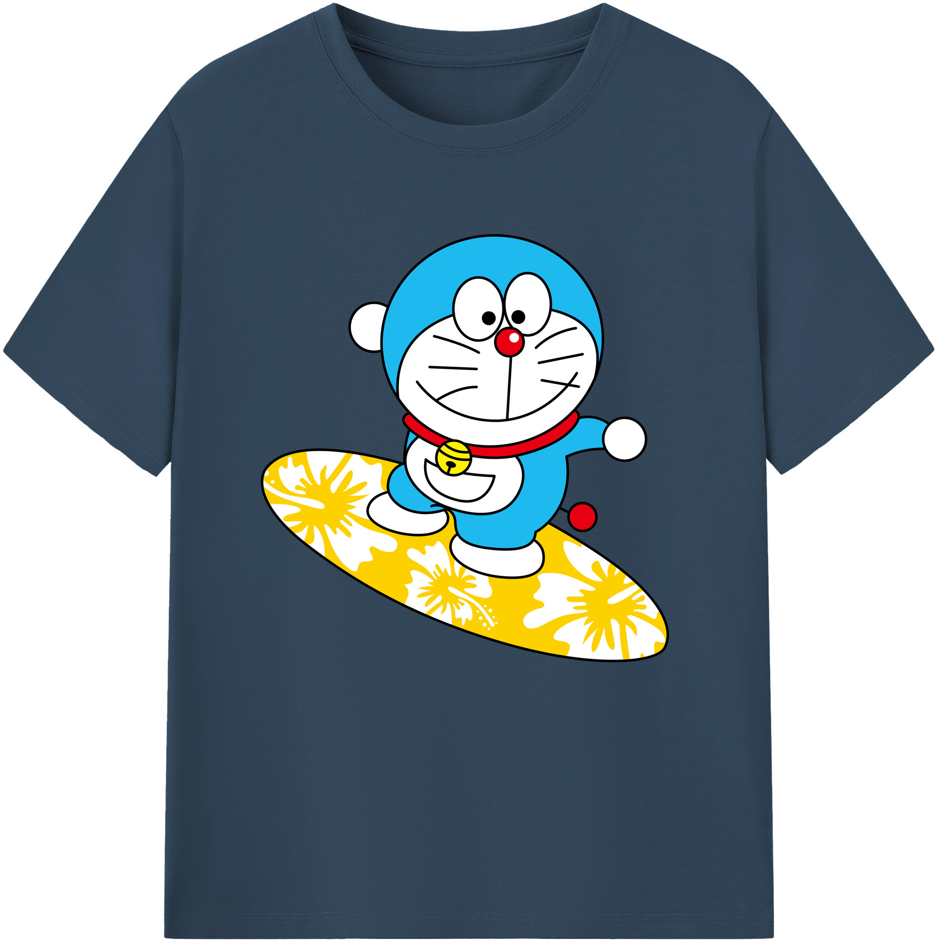 （画像用） ドラえもん Doraemon レディースカジュアルプリントTシャツ（綿100％）