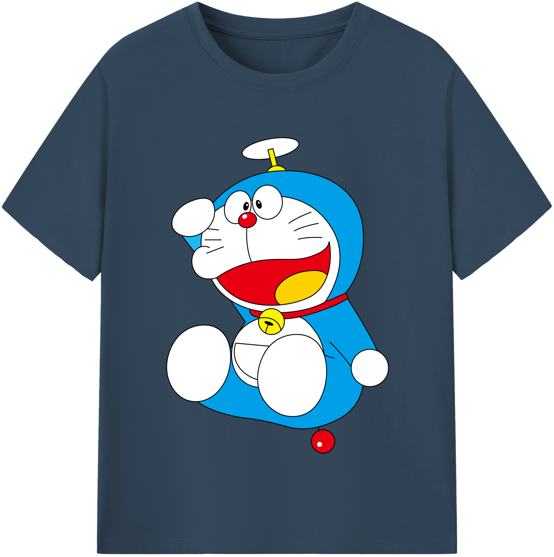 （画像用） ドラえもん Doraemon レディースカジュアルプリントTシャツ（綿100％）