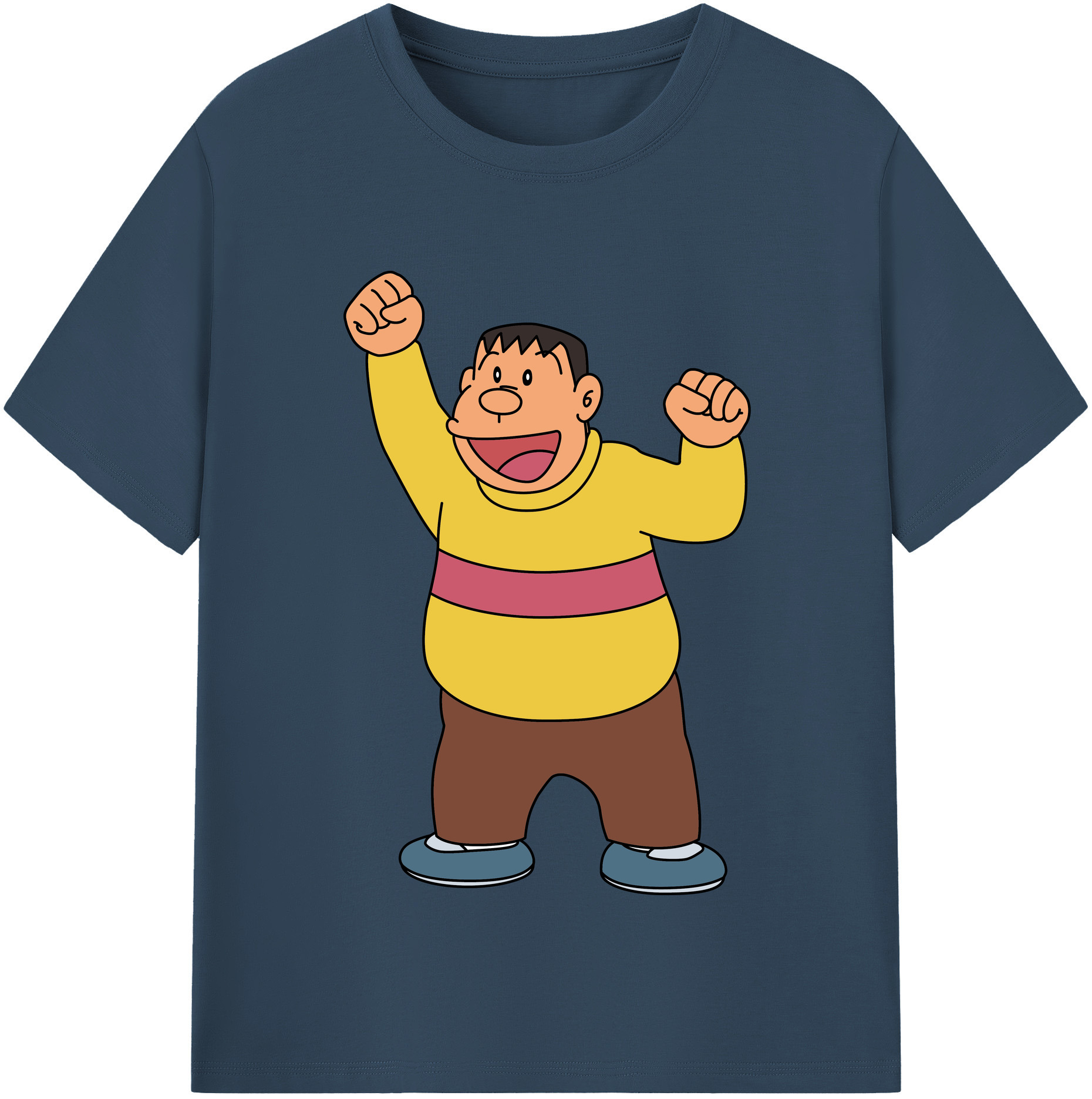 （画像用） ドラえもん 剛田武 Doraemon Gouta Takeshi レディースカジュアルプリントTシャツ（綿100％）