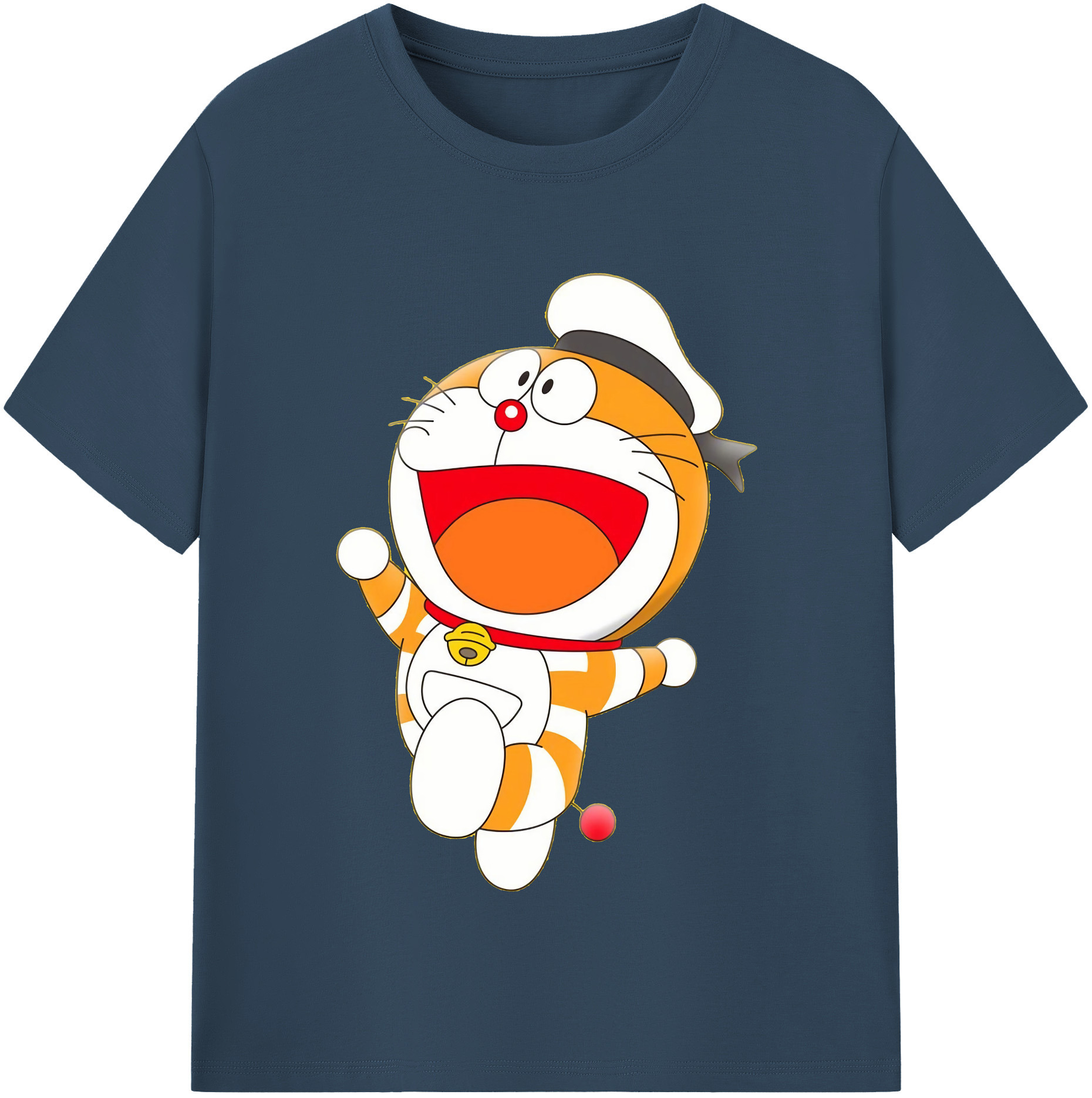 （画像用） ドラえもん Doraemon レディースカジュアルプリントTシャツ（綿100％）