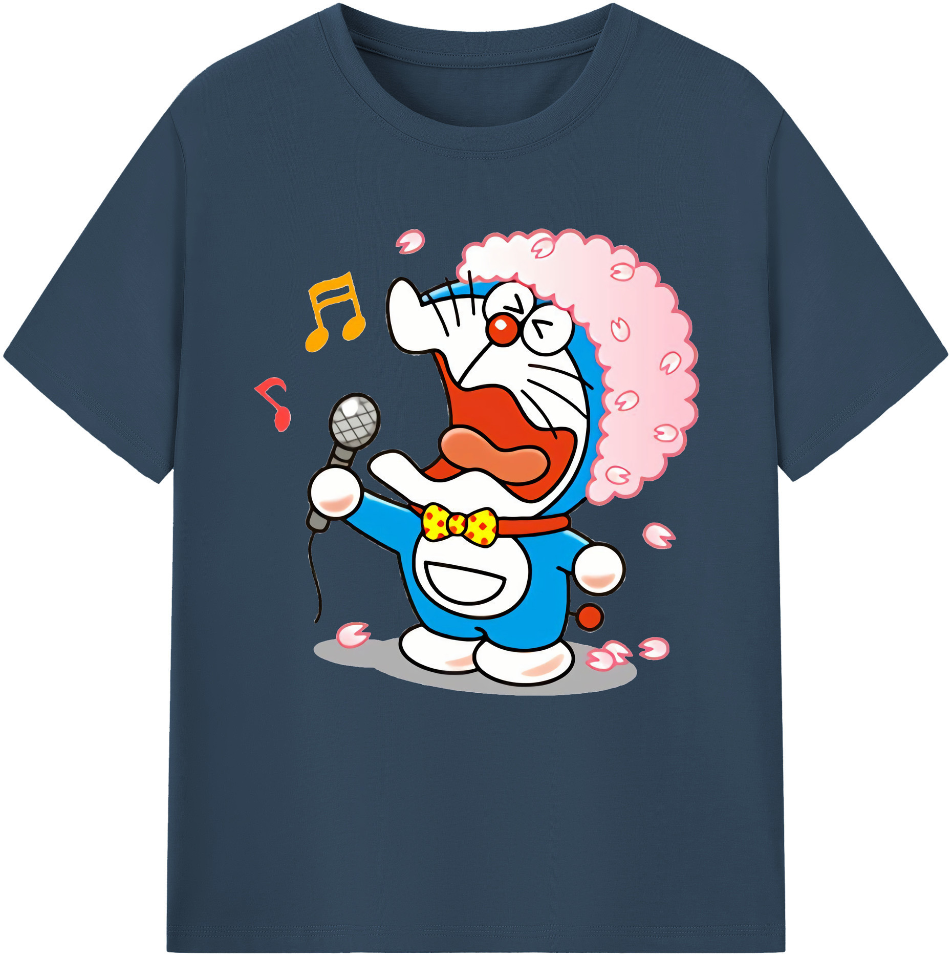 （画像用） ドラえもん Doraemon レディースカジュアルプリントTシャツ（綿100％）