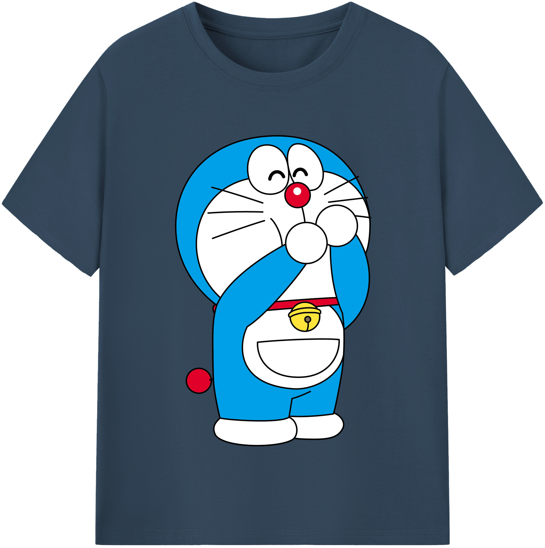 （画像用） ドラえもん Doraemon レディースカジュアルプリントTシャツ（綿100％）