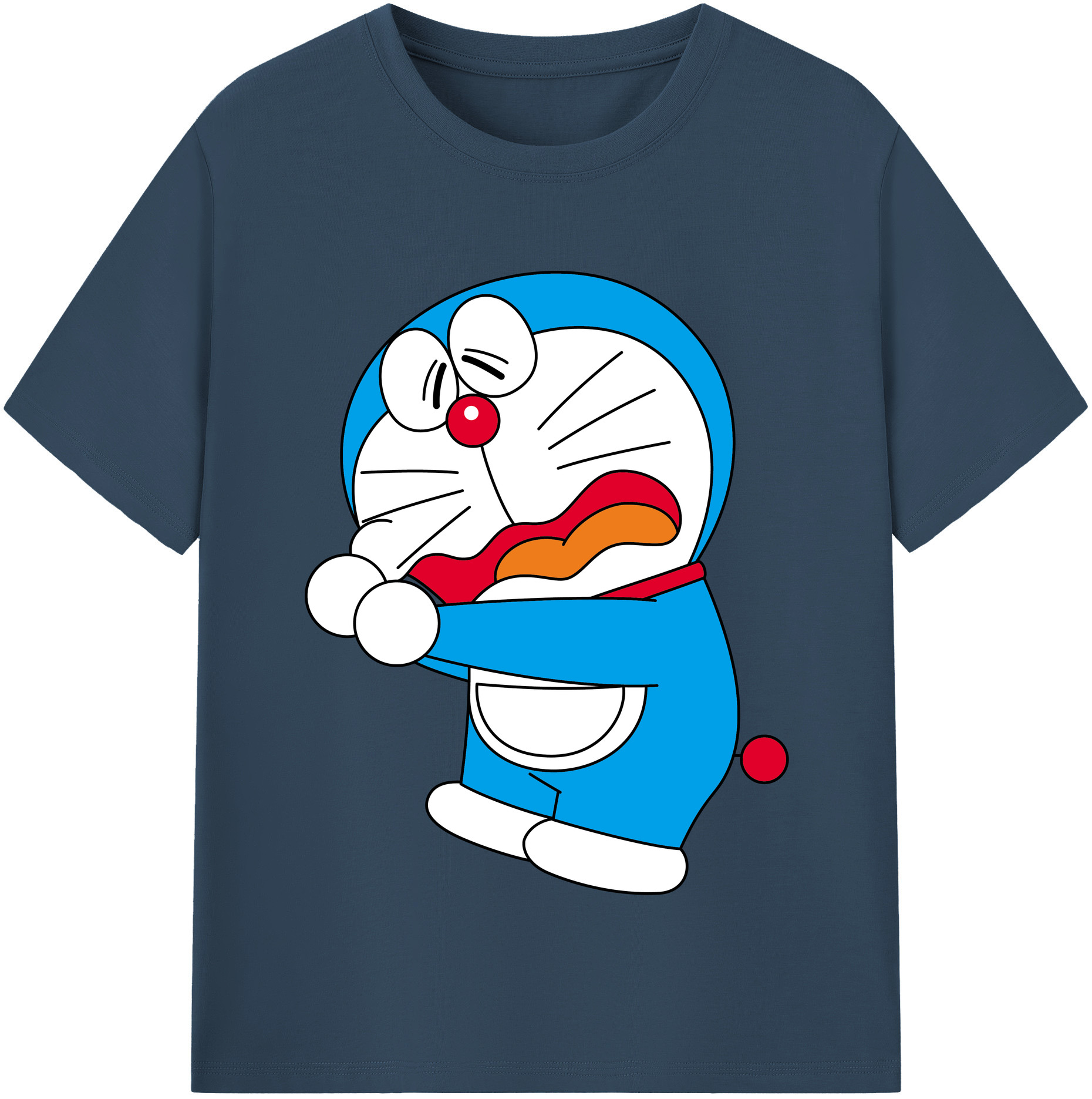 （画像用） ドラえもん Doraemon レディースカジュアルプリントTシャツ（綿100％）
