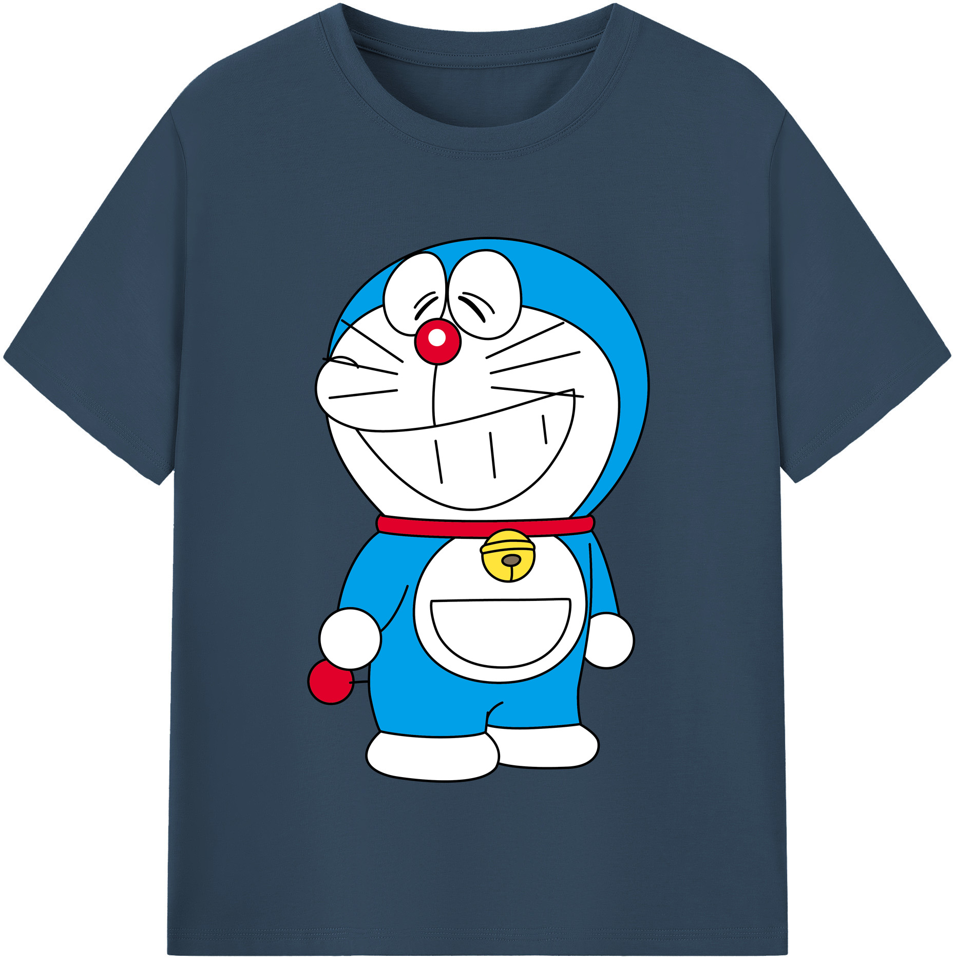 （画像用） ドラえもん Doraemon レディースカジュアルプリントTシャツ（綿100％）