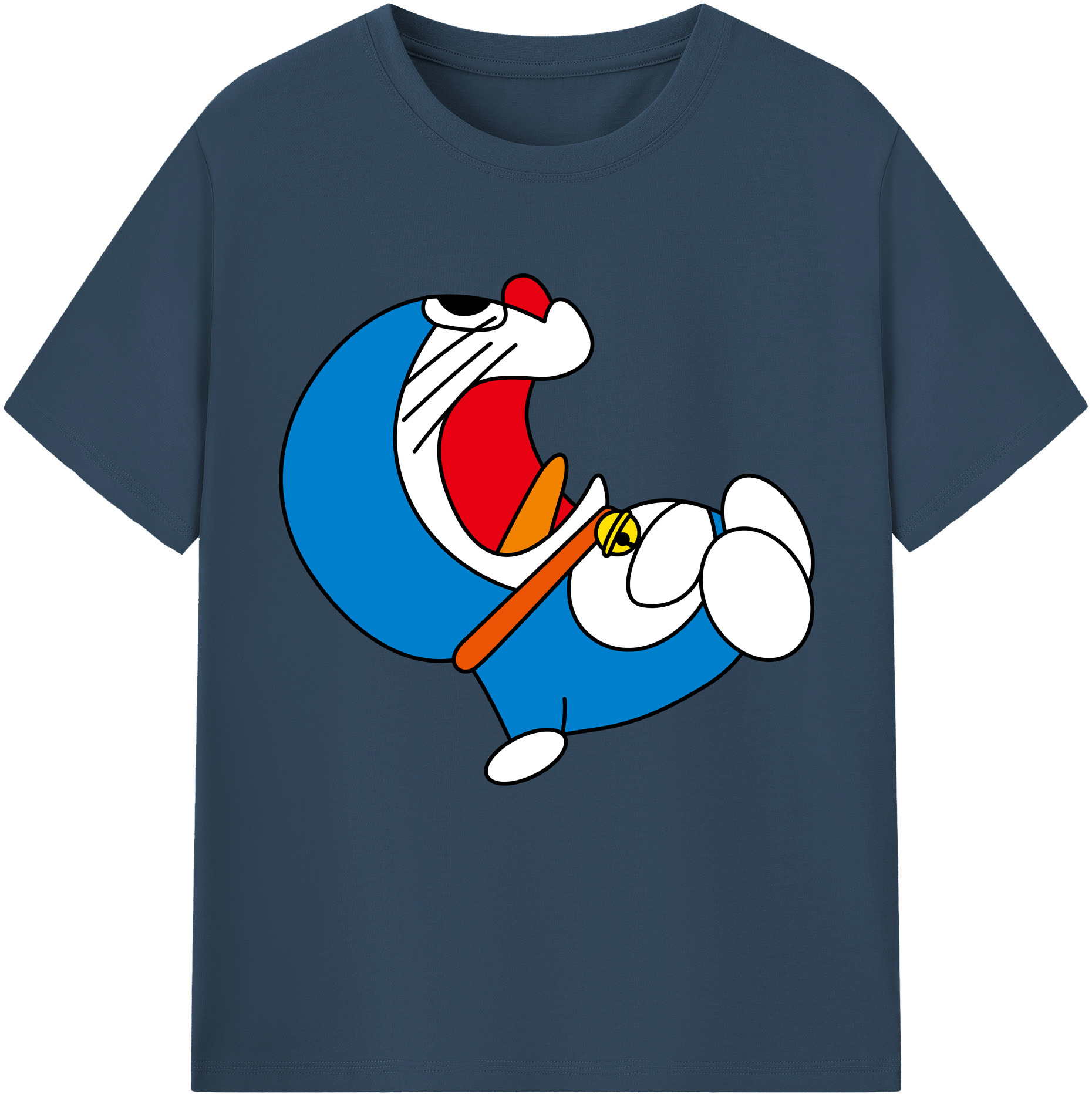 （画像用） ドラえもん Doraemon レディースカジュアルプリントTシャツ（綿100％）