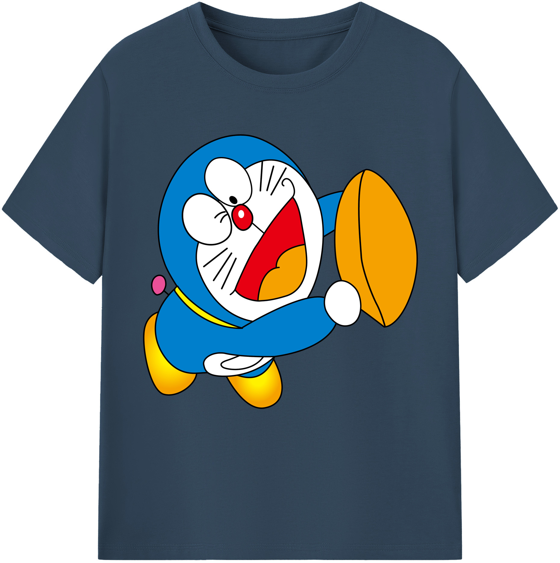 （画像用） ドラえもん Doraemon レディースカジュアルプリントTシャツ（綿100％）