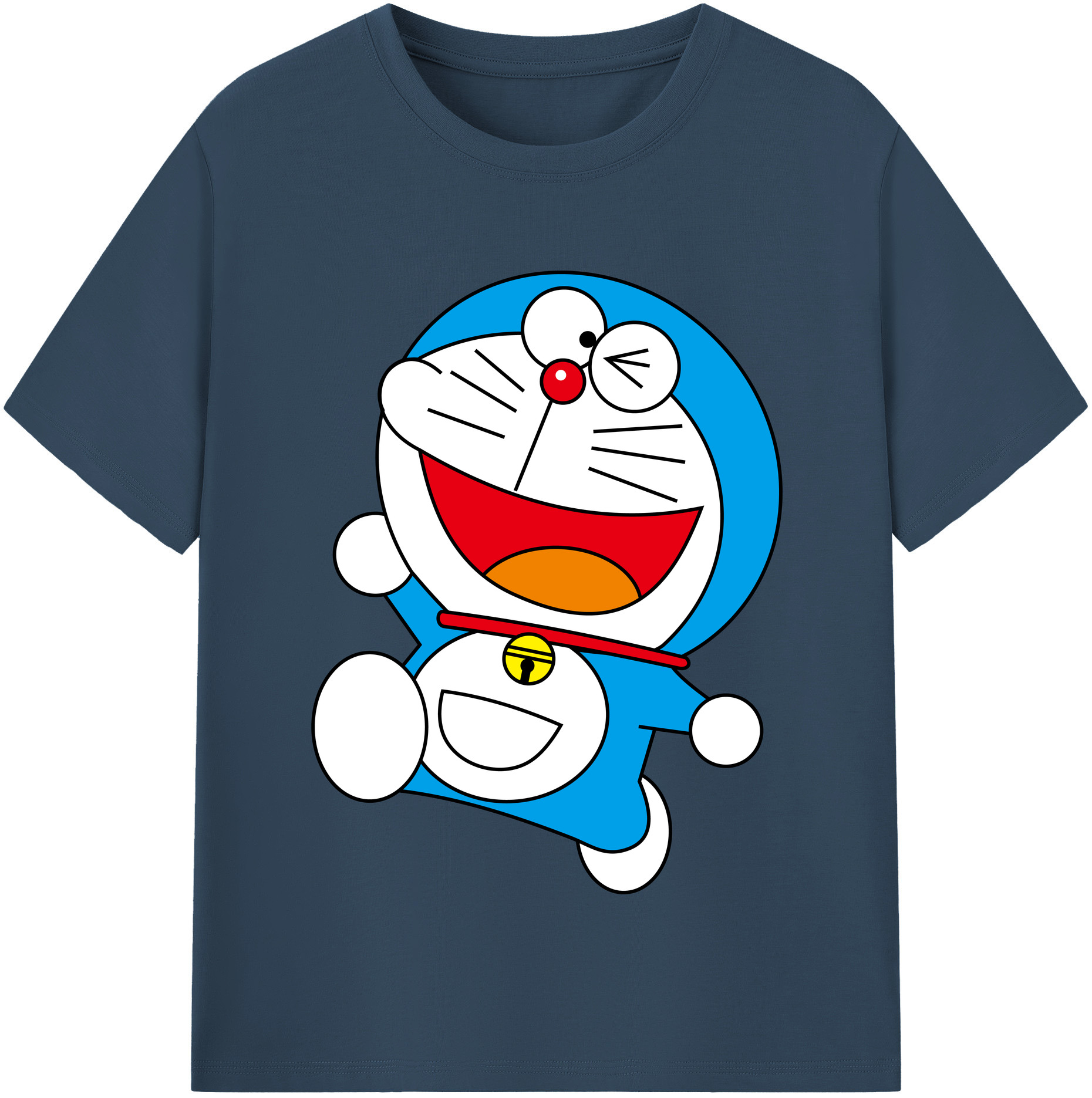 （画像用） ドラえもん Doraemon レディースカジュアルプリントTシャツ（綿100％）