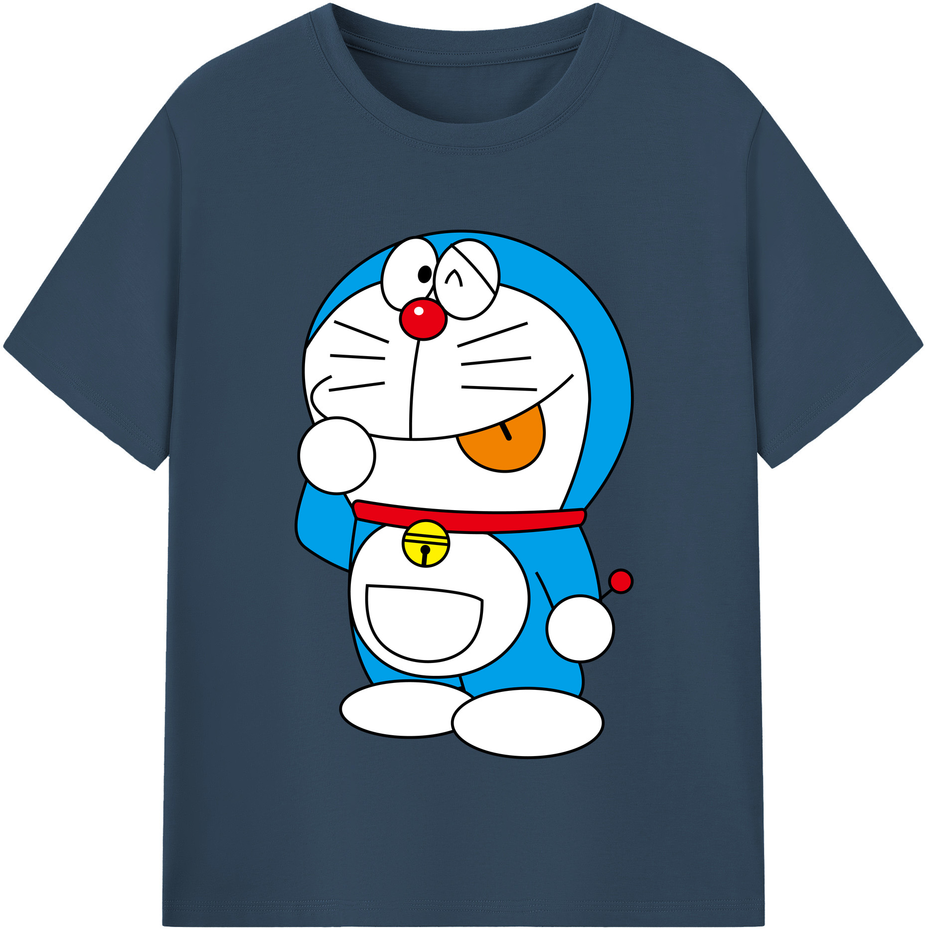 （画像用） ドラえもん Doraemon レディースカジュアルプリントTシャツ（綿100％）
