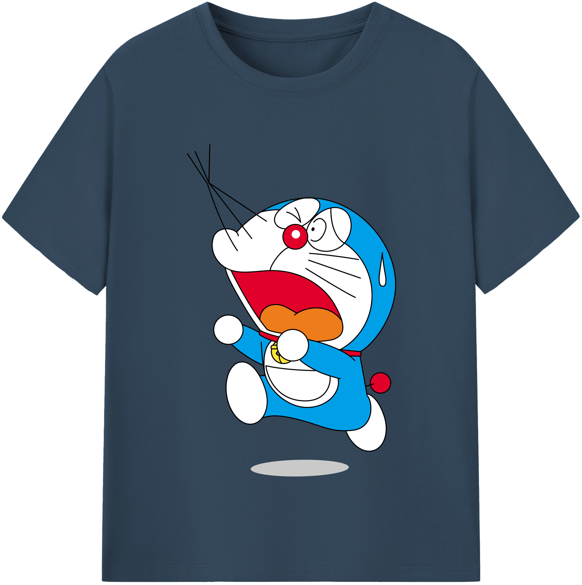（画像用） ドラえもん Doraemon レディースカジュアルプリントTシャツ（綿100％）