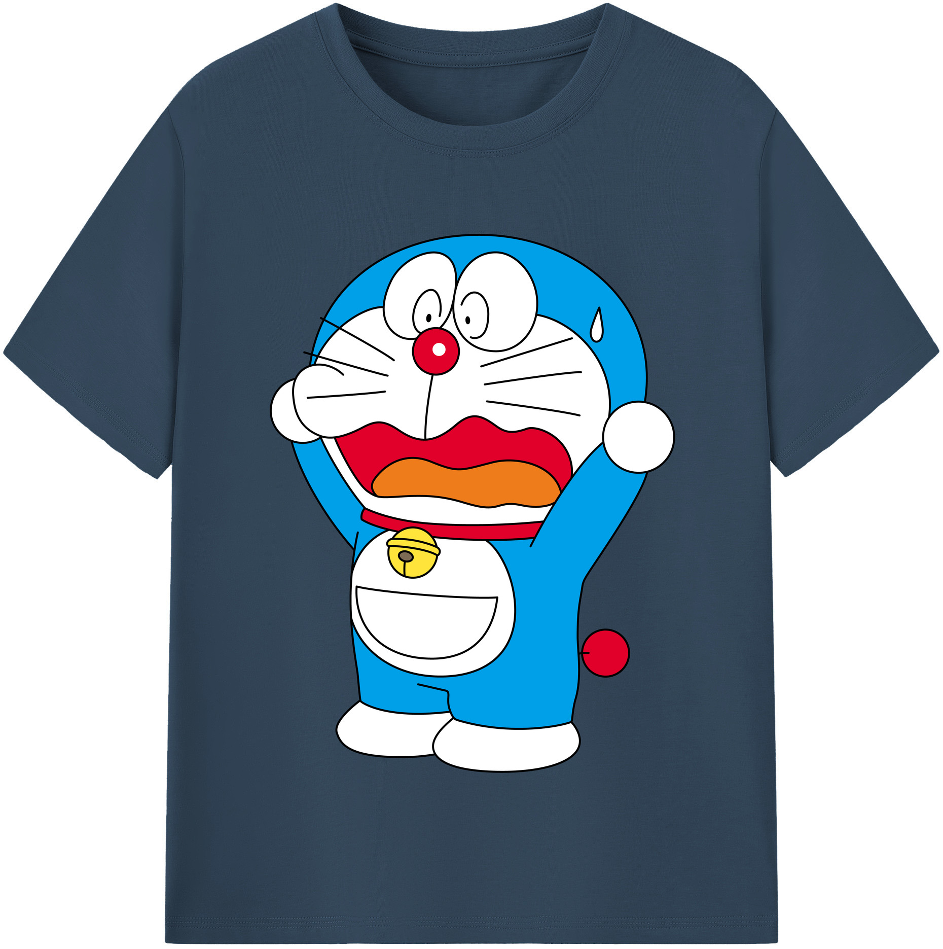 （画像用） ドラえもん Doraemon レディースカジュアルプリントTシャツ（綿100％）