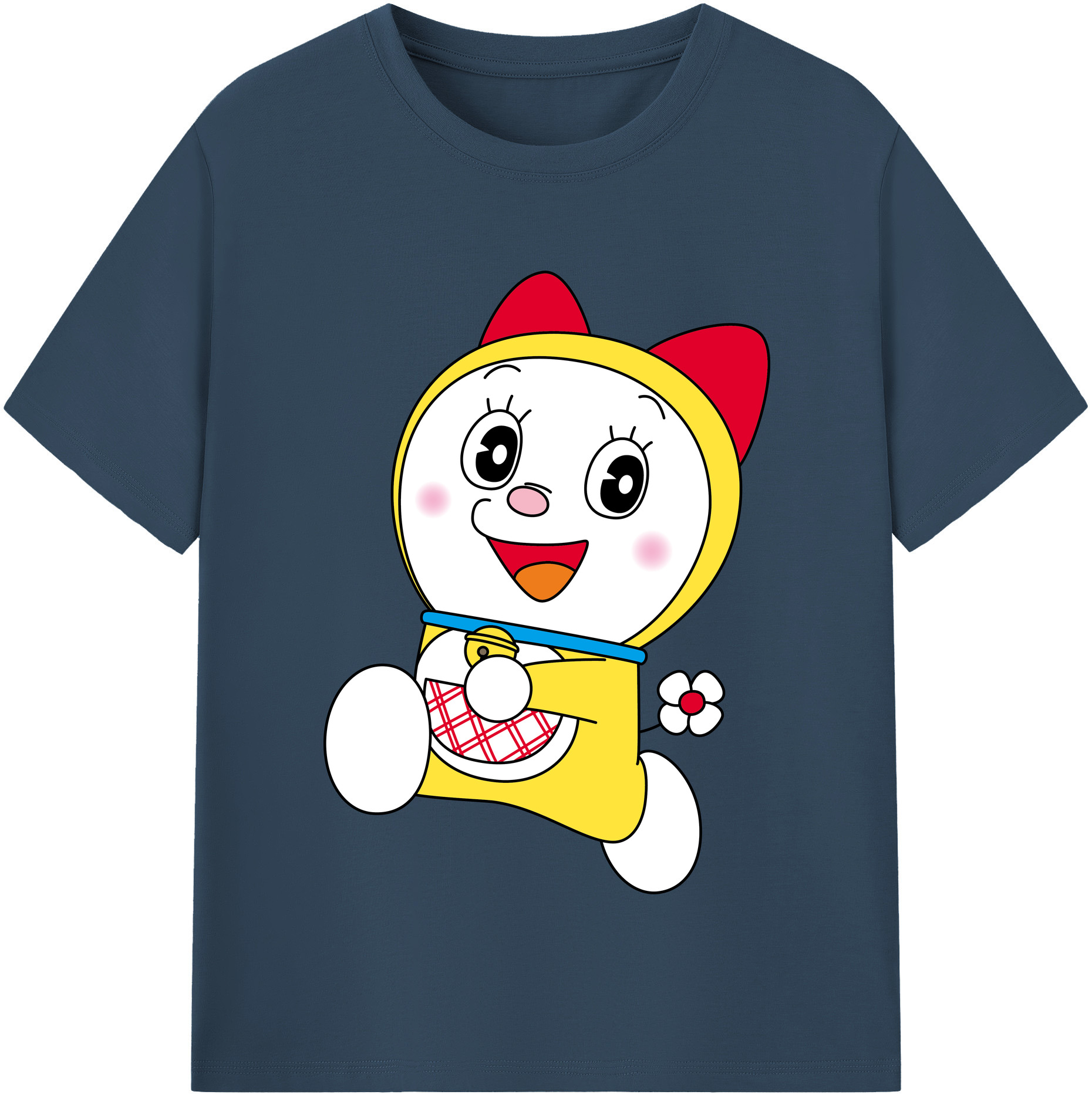 （画像用） ドラえもん ドラミ Doraemon Dorami レディースカジュアルプリントTシャツ（綿100％）