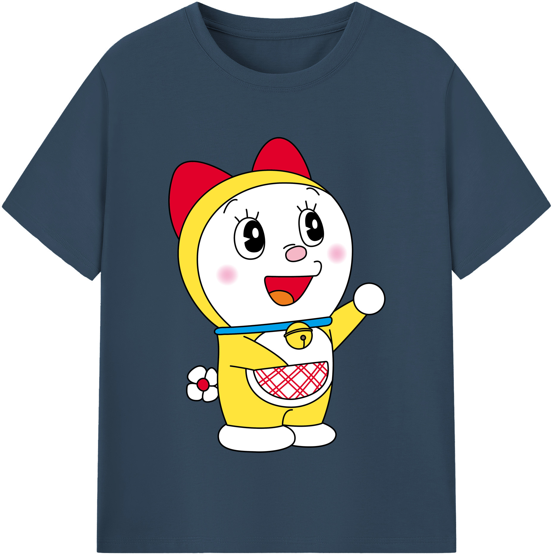 （画像用） ドラえもん ドラミ Doraemon Dorami レディースカジュアルプリントTシャツ（綿100％）